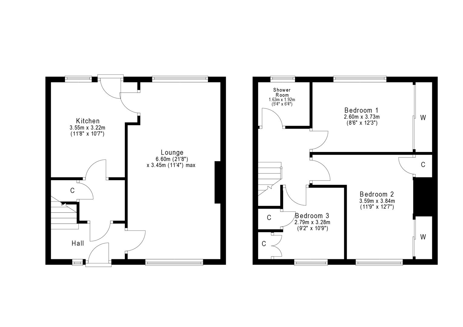 8, Freelands  Crescent, Glasgow floorplan