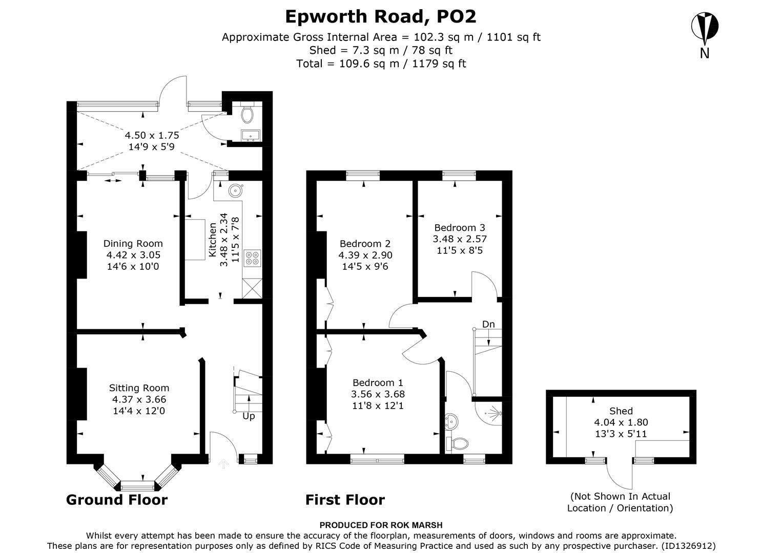 28, Epworth Road, Portsmouth floorplan