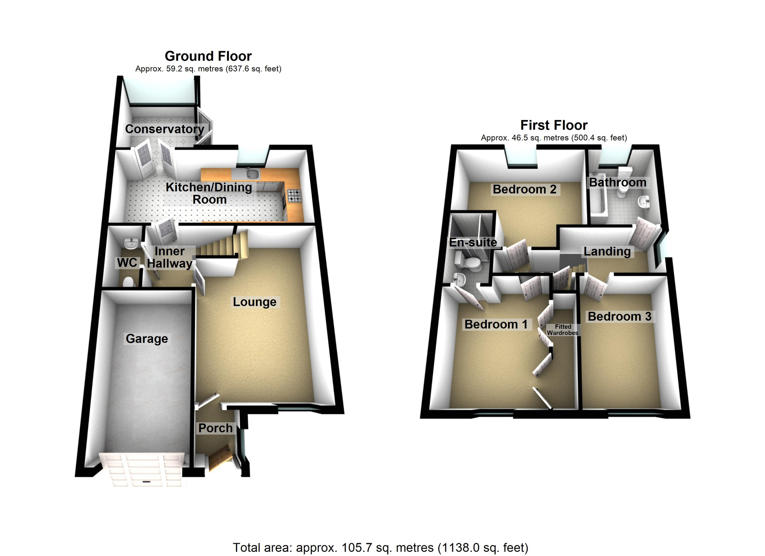 3 Hawthorn Drive, Merthyr Tydfil floorplan