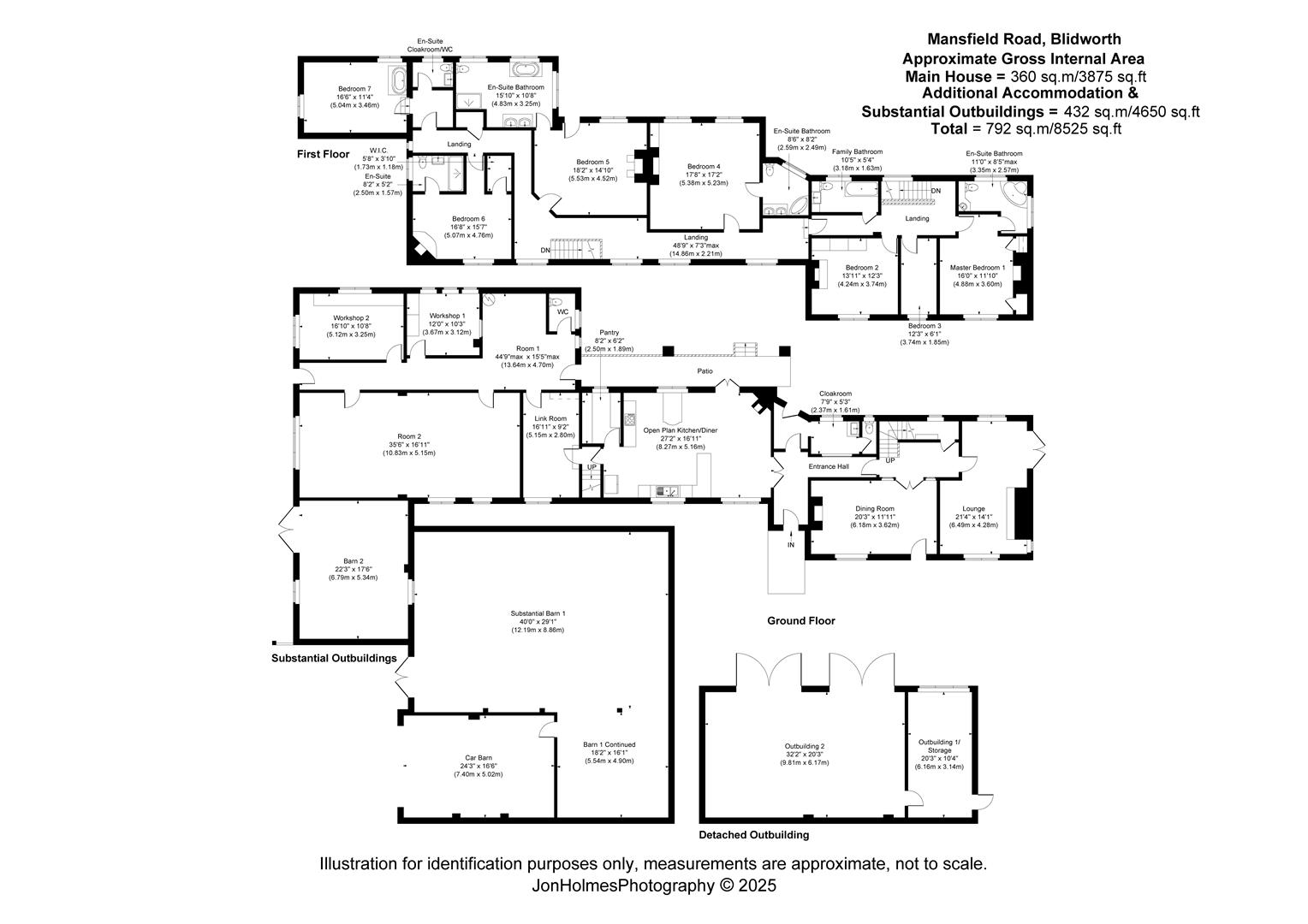 New Farm, Mansfield Road, Mansfield floorplan