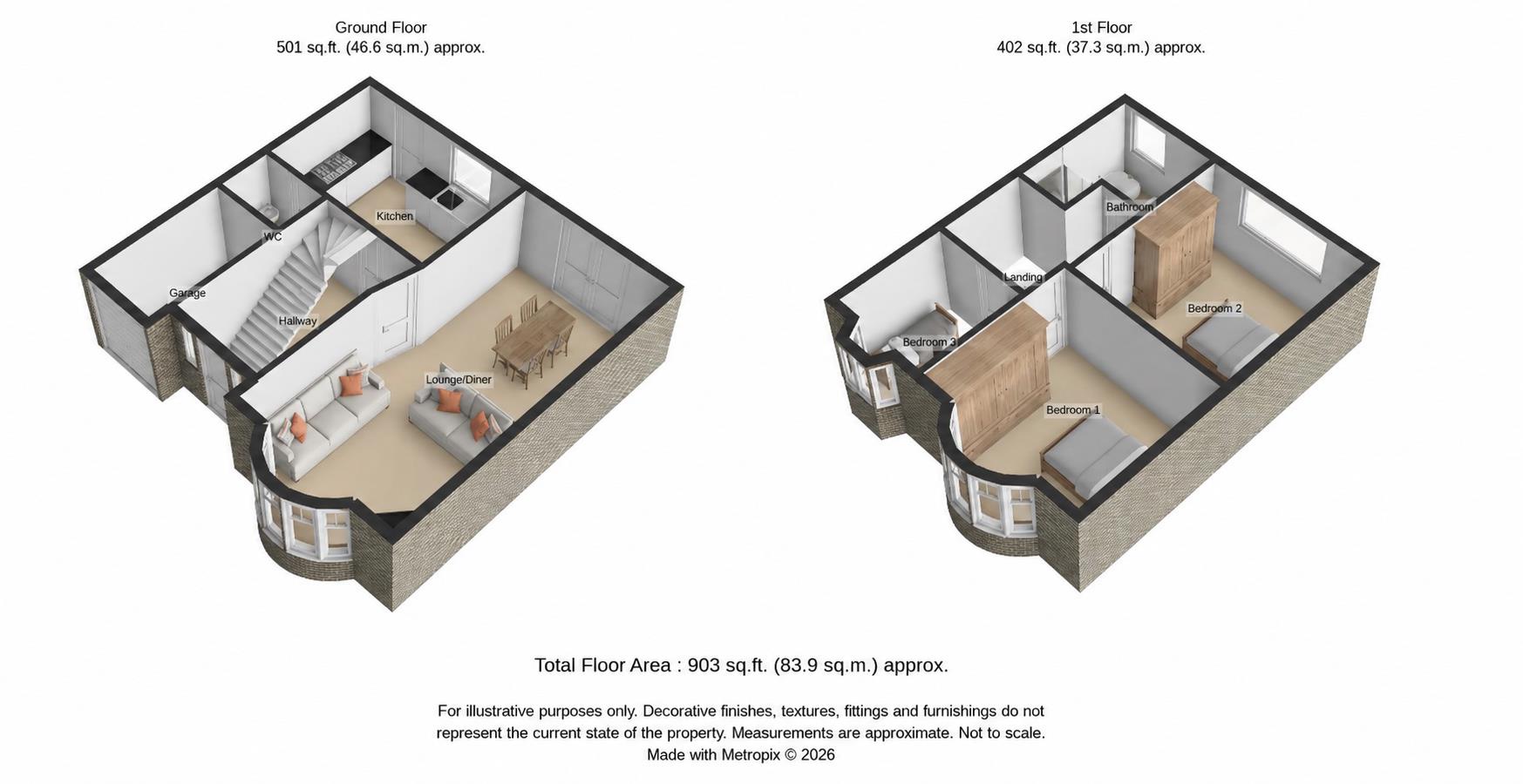 63, Hythe Avenue, Bexleyheath floorplan