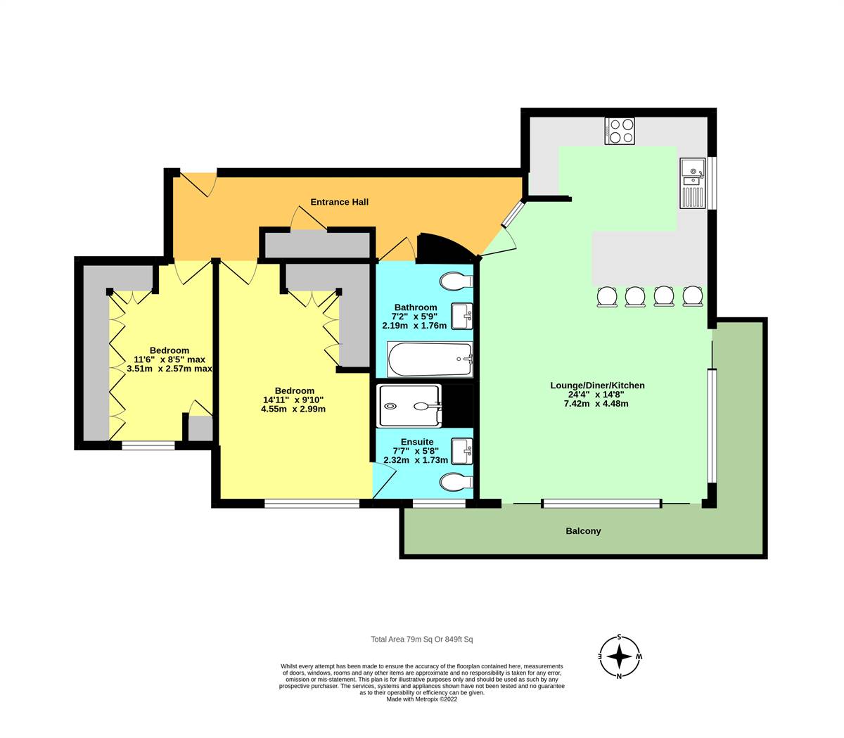 Graystone Road, Tankerton, Whitstable CT5, 2 bedroom flat for sale