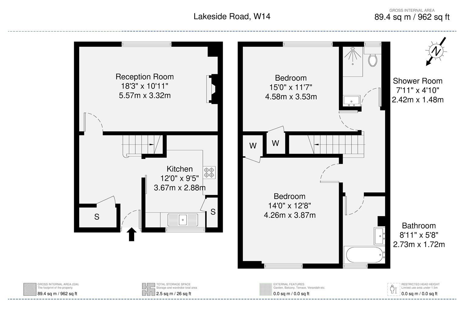 Lakeside Road, London floorplan