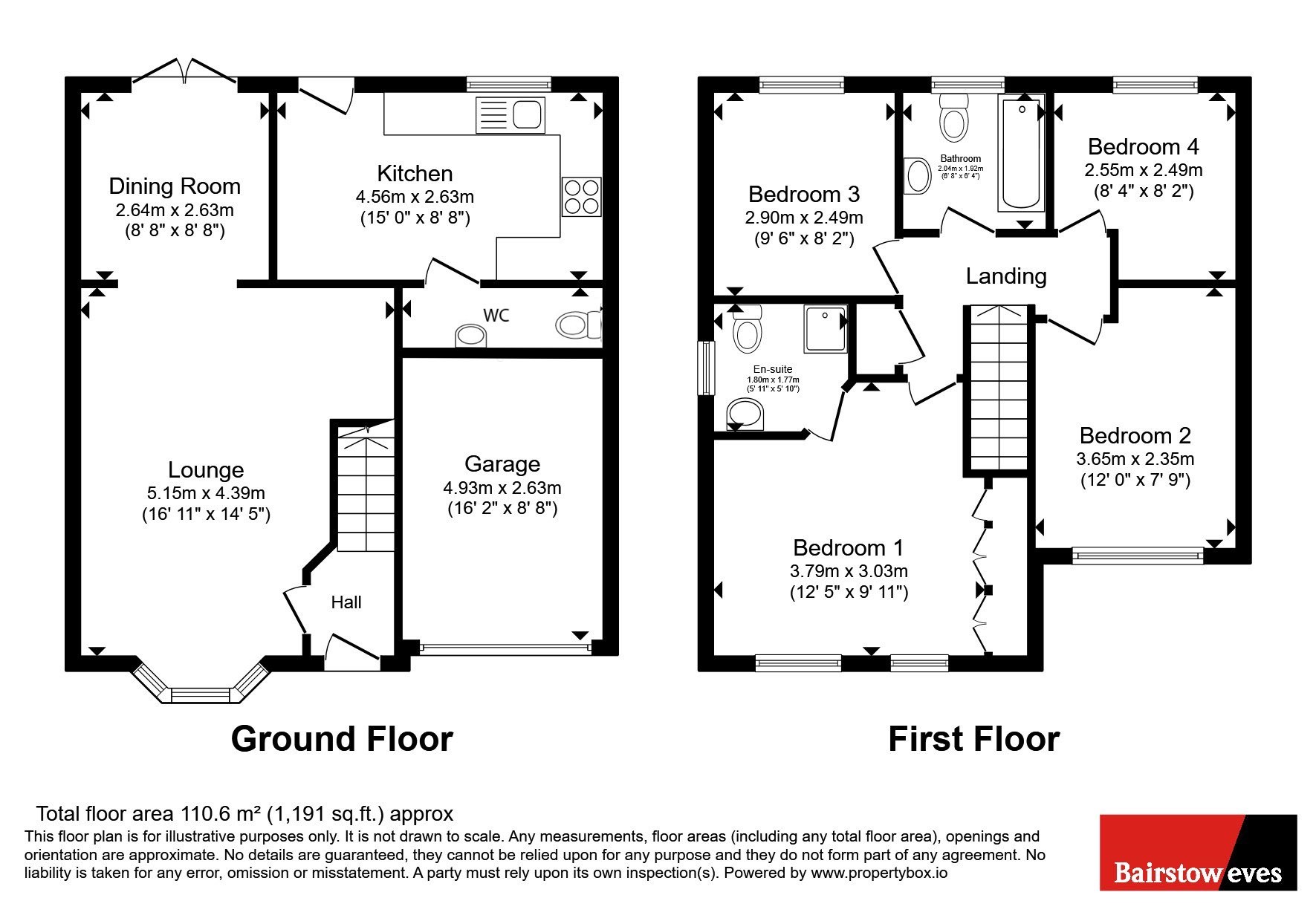 17, Thornhill Drive, Derbyshire floorplan