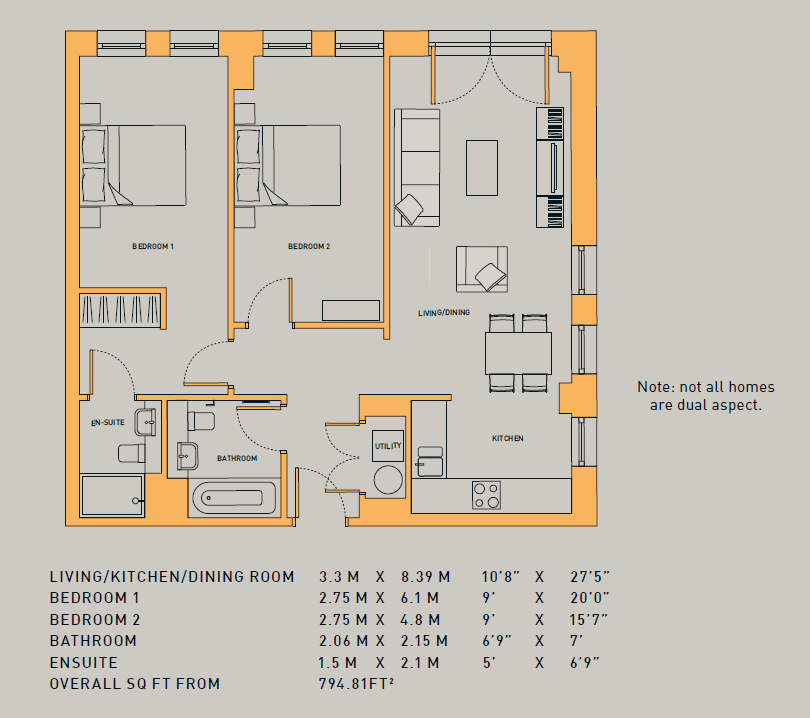 Old Mill Street, Manchester floorplan