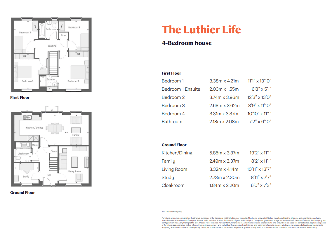 The Luthier, Woodside Way, Great Dunmow floorplan