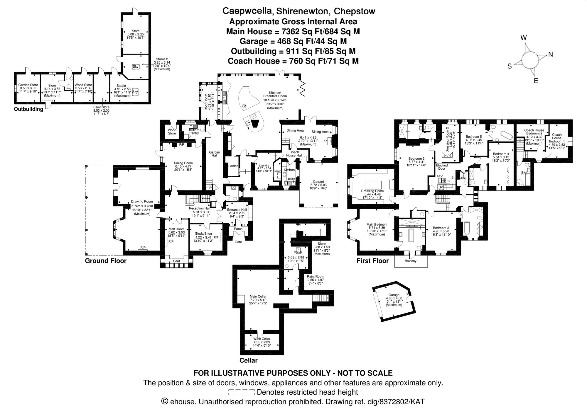 Caepwcella, Chepstow floorplan