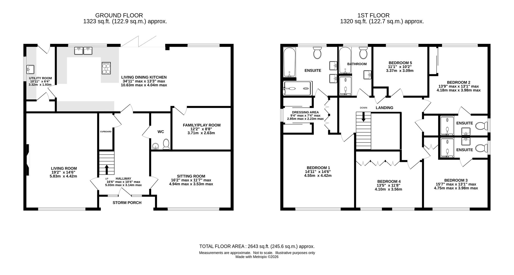 34 Lawrence Way, Knutsford floorplan