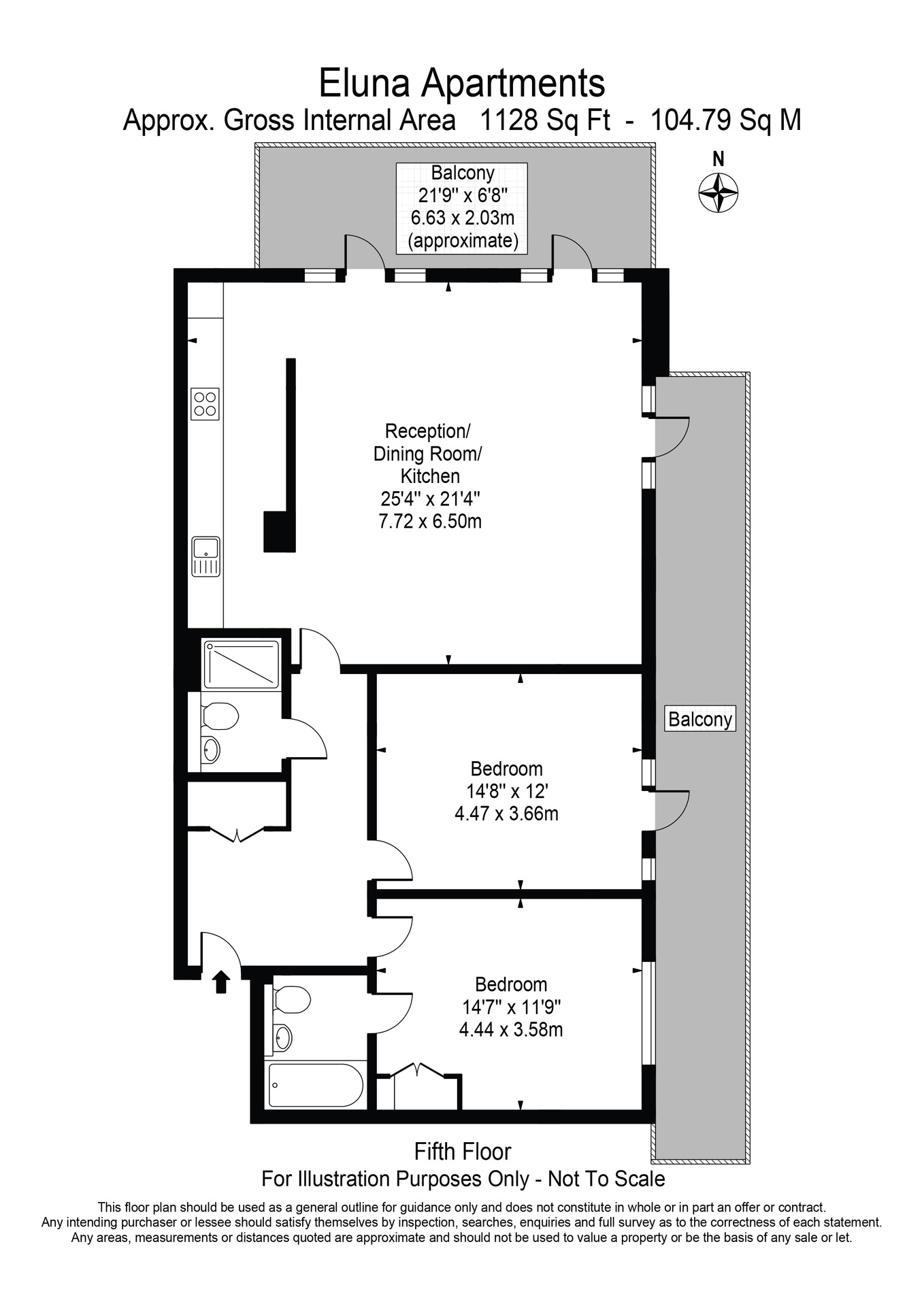 84, London floorplan