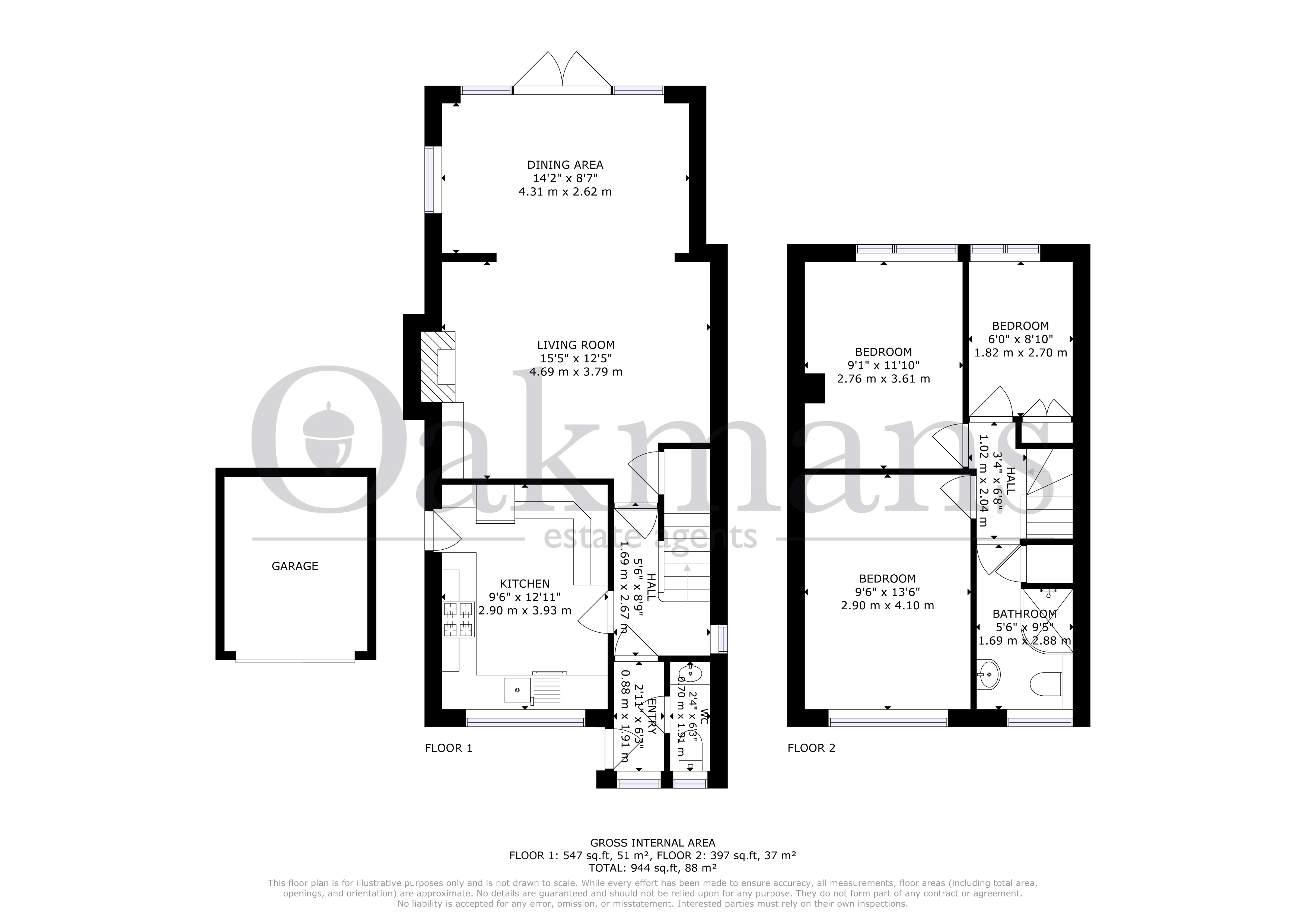 48, LARCHMERE DRIVE, BIRMINGHAM floorplan