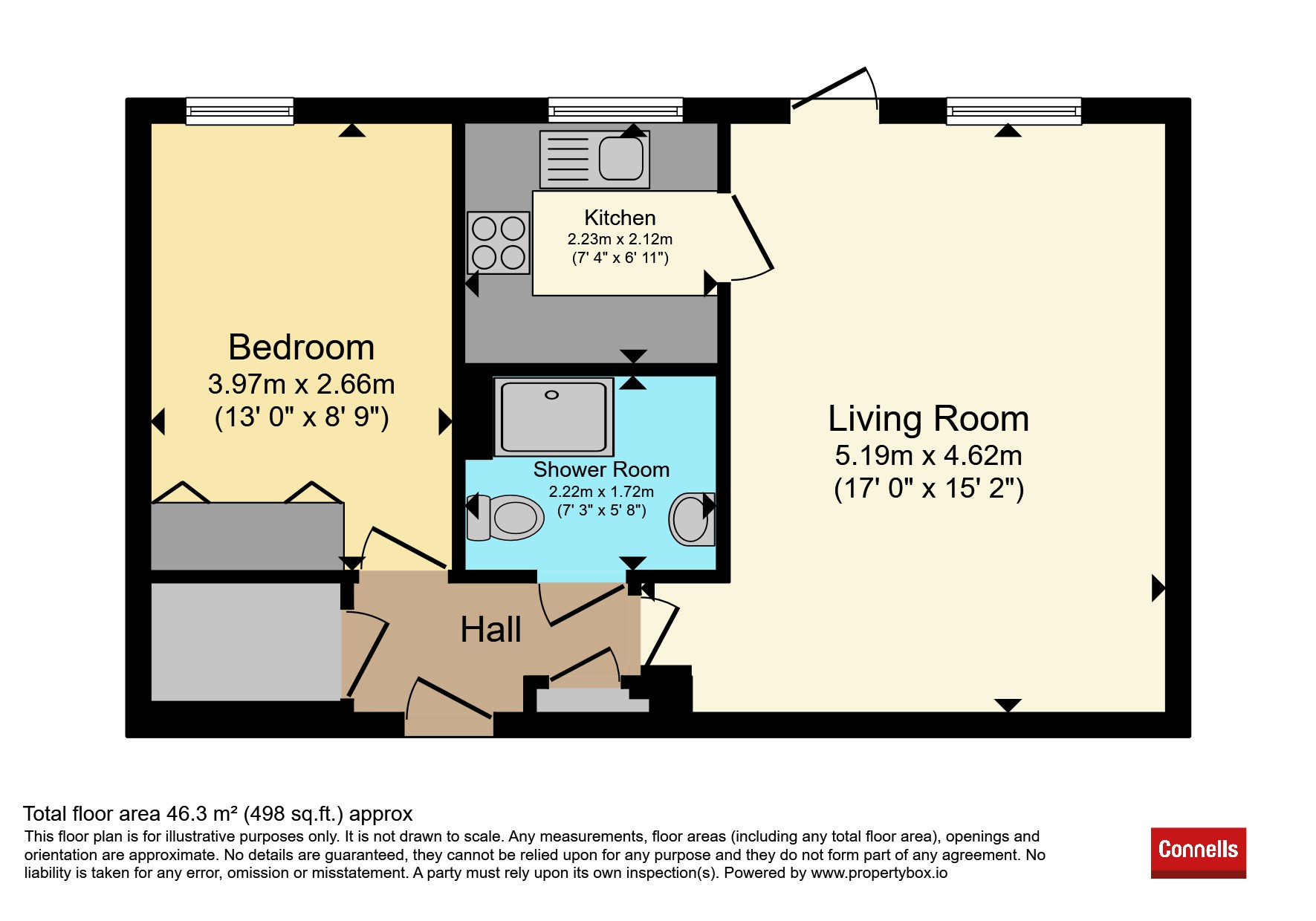 15, Grosvenor Court, Western Road, Ivybridge floorplan