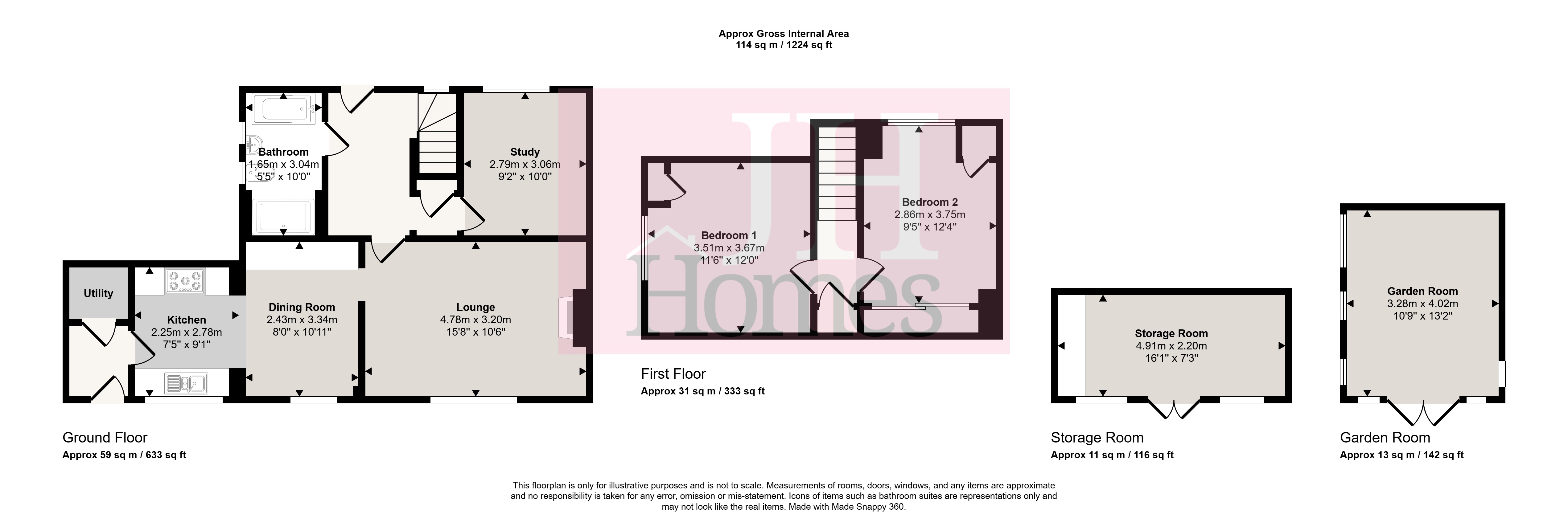 1, Gleaston Park Cottages, Gleaston, Ulverston floorplan