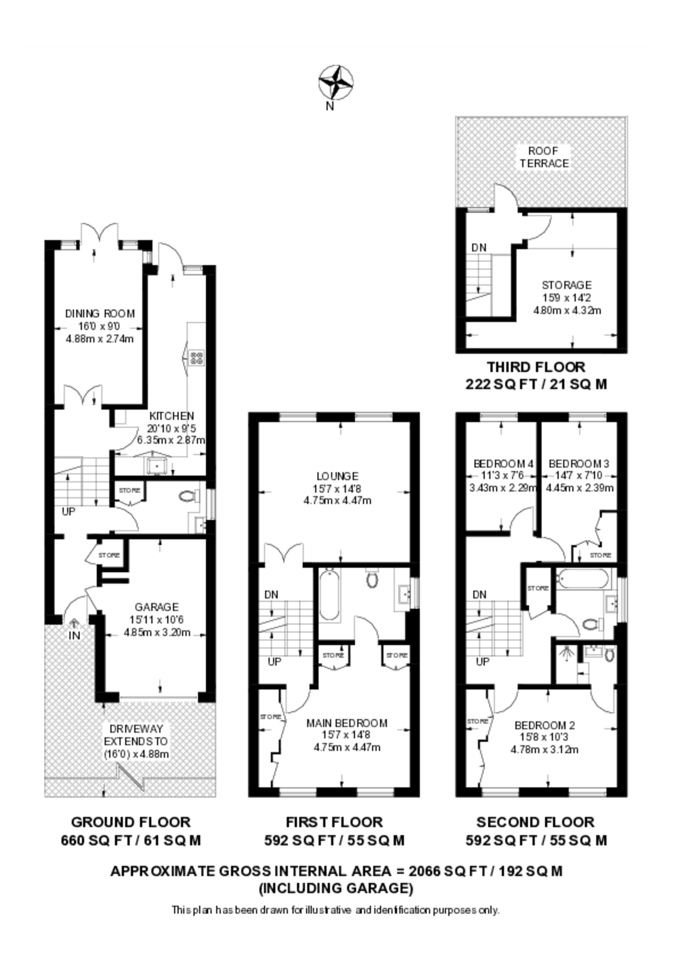 Harrow Fields Gardens, Harrow on the Hill floorplan