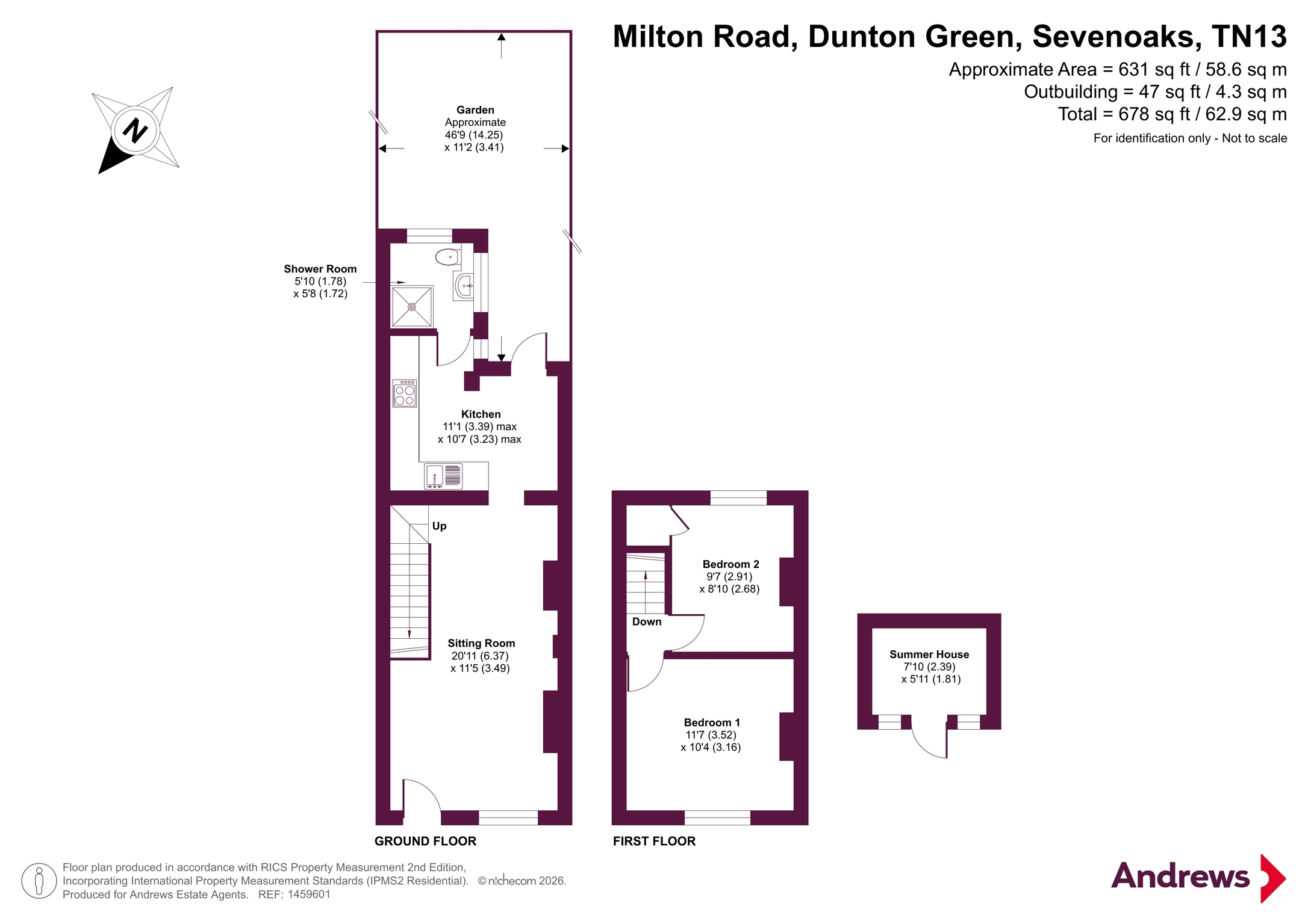 24, Milton Road, Sevenoaks floorplan