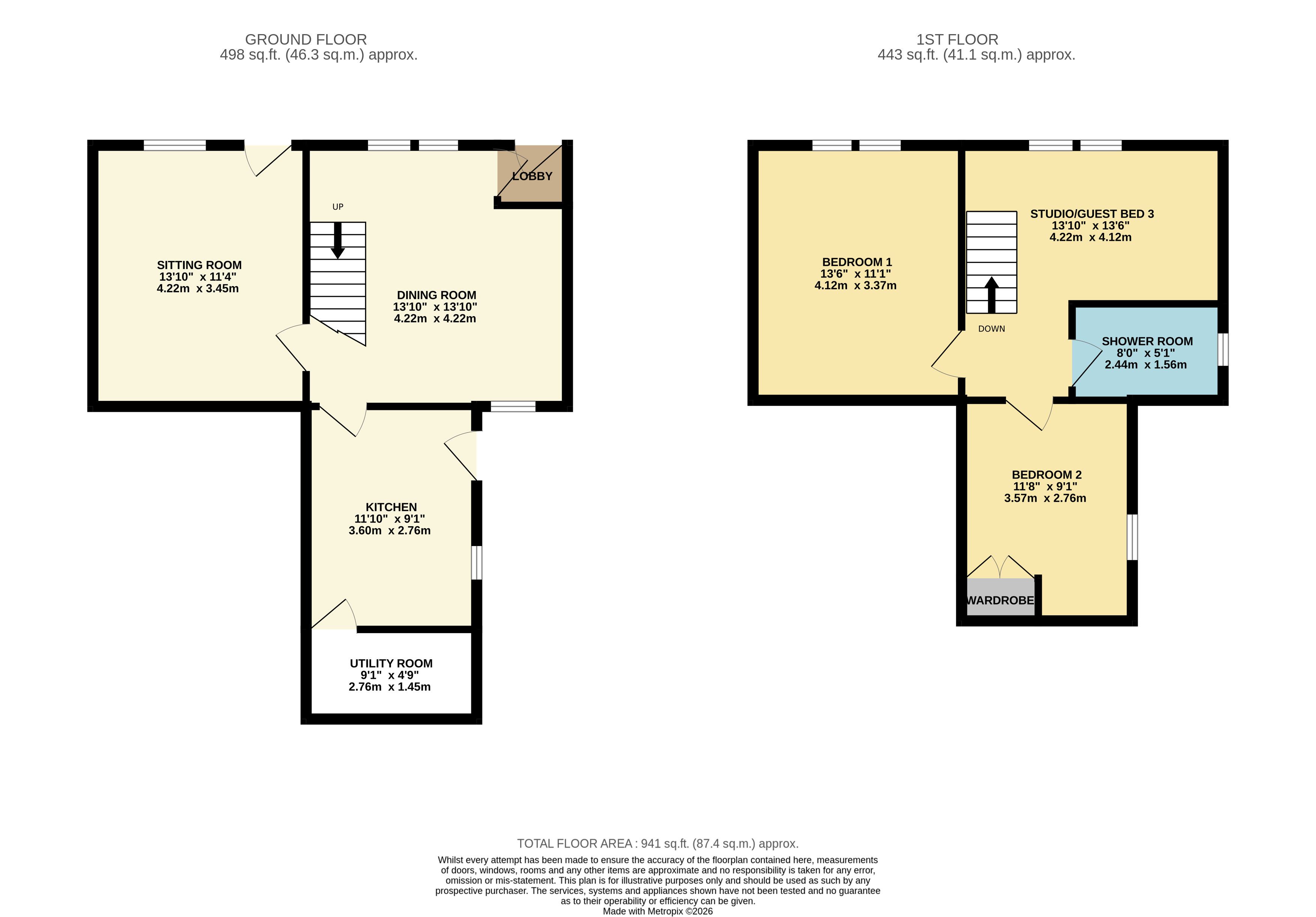 Corner Cottage, Middleton by Youlgrave floorplan