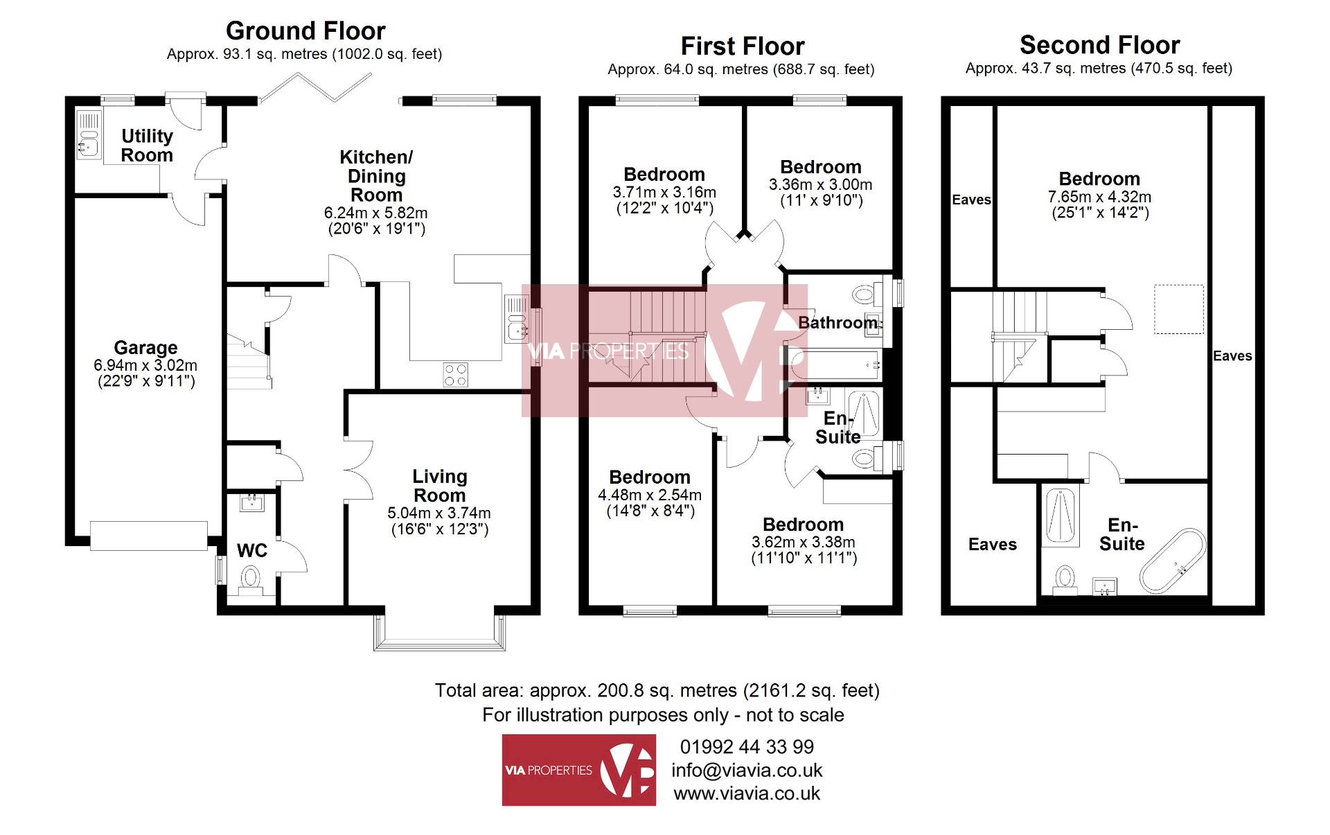 20, Anderson Close, Broxbourne floorplan