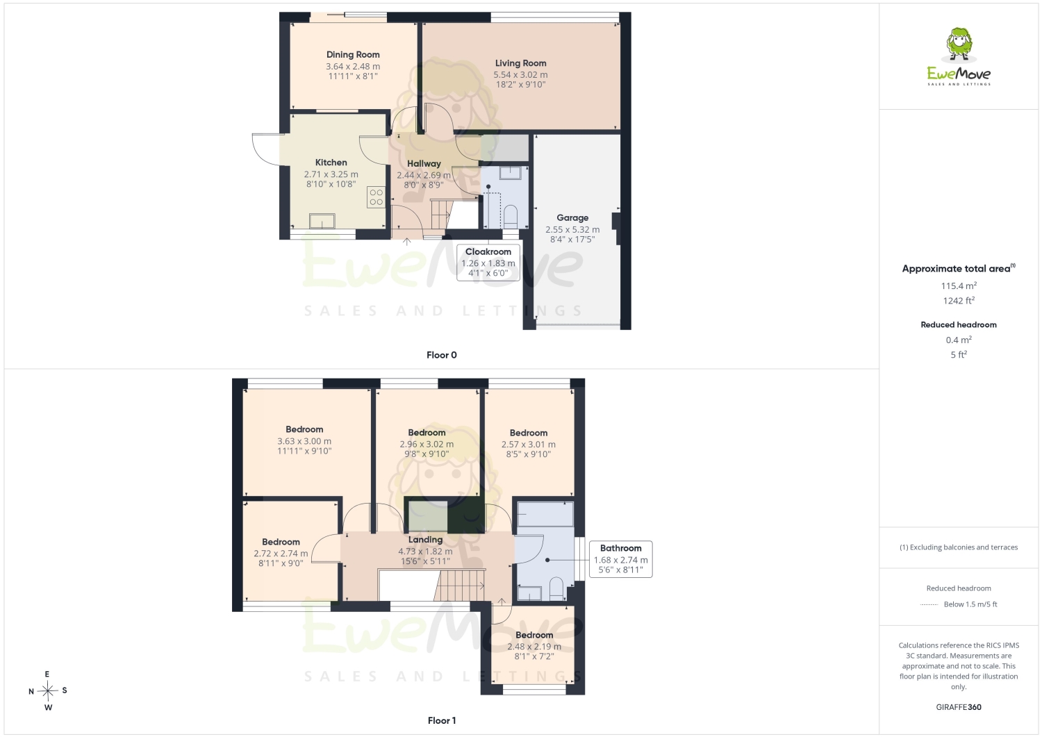 14, RUSSET CLOSE, ROCHESTER floorplan