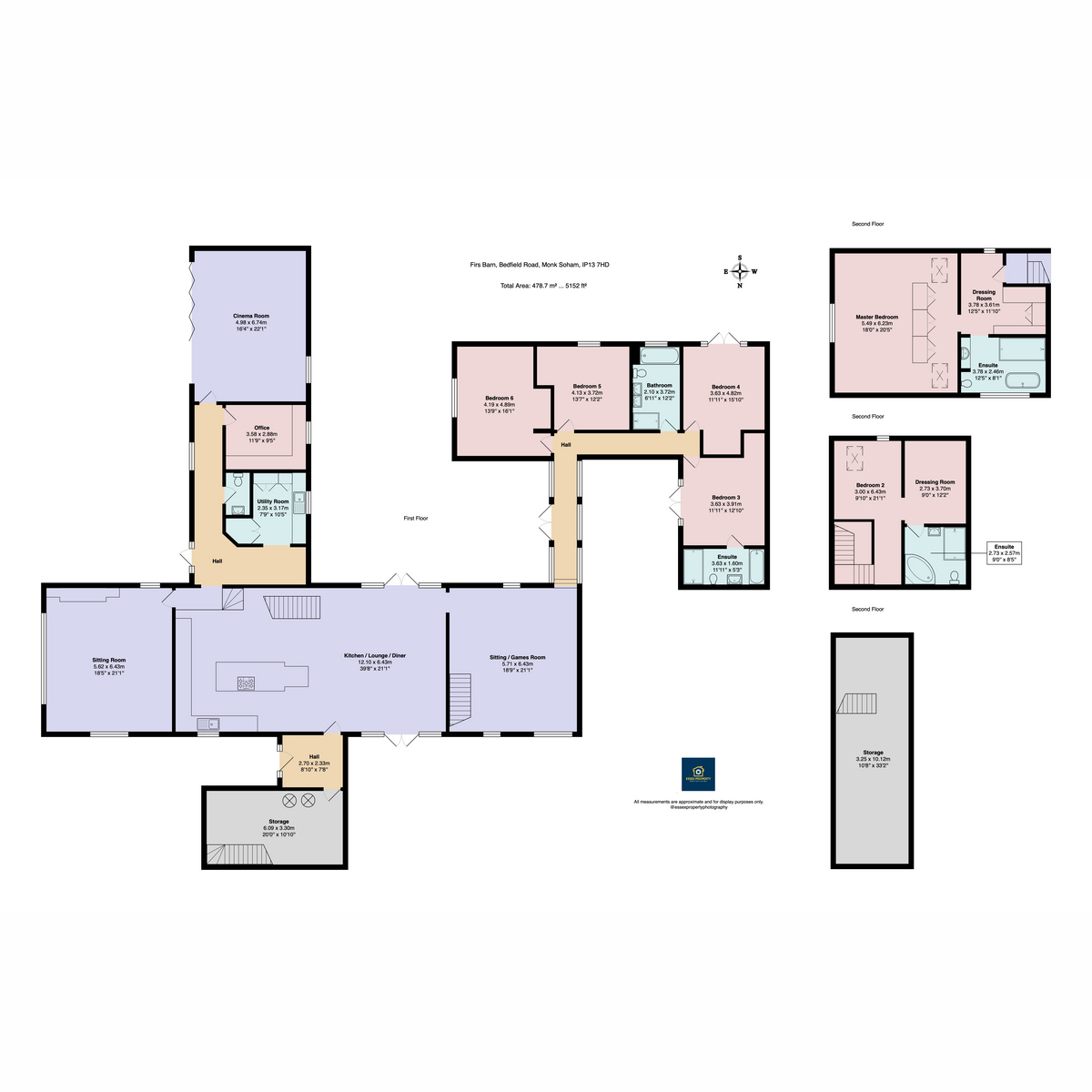 Firs Barn, Bedfield Road, Woodbridge floorplan