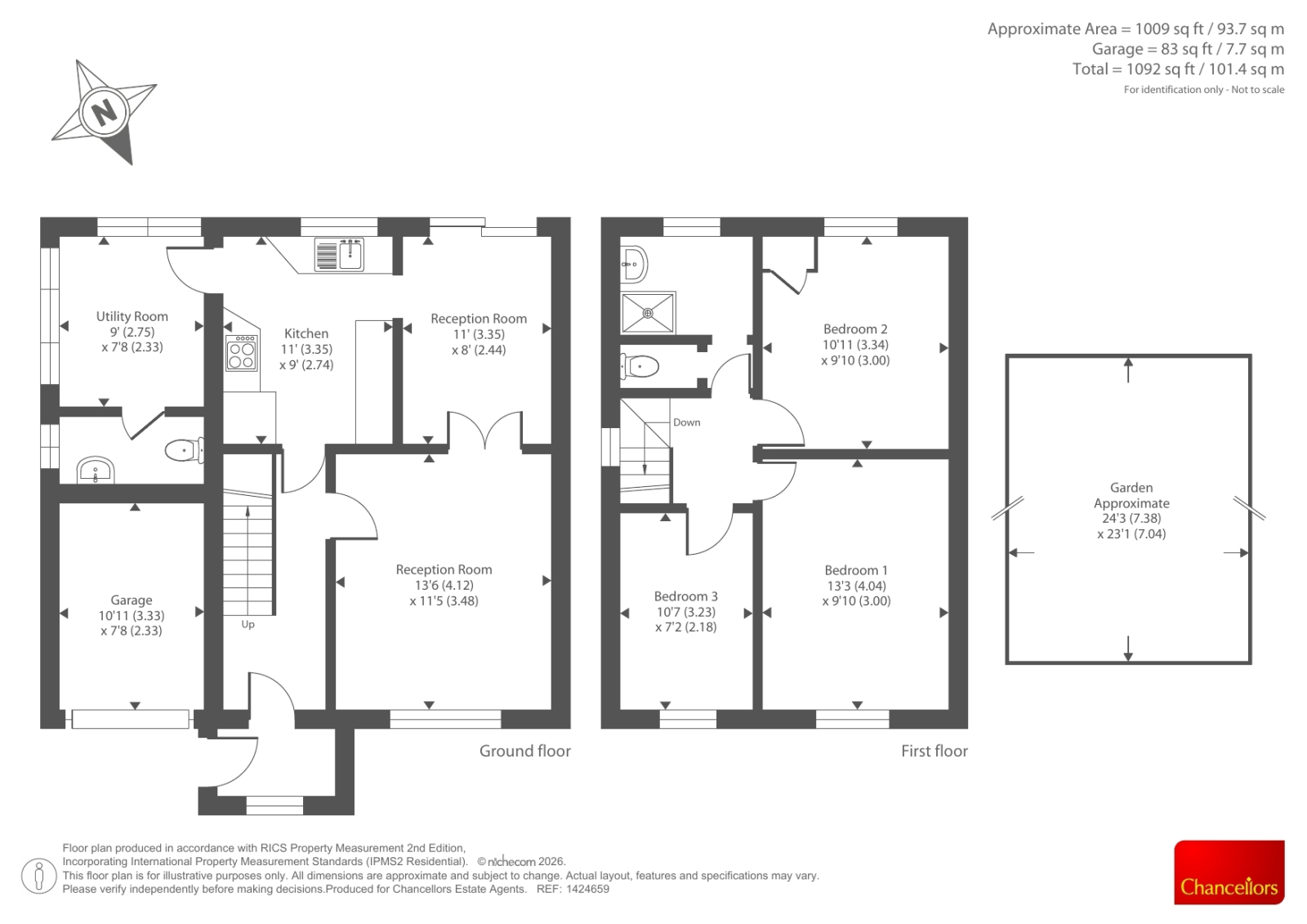 23, Old Witney Road, Witney floorplan
