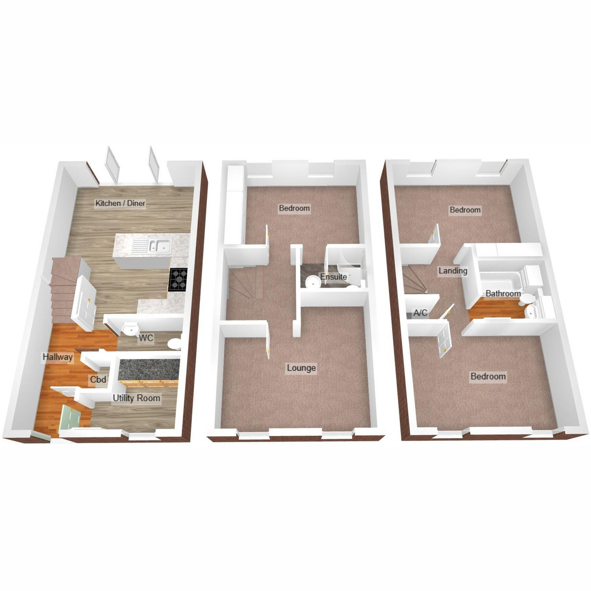 241, Longacres, Bridgend floorplan