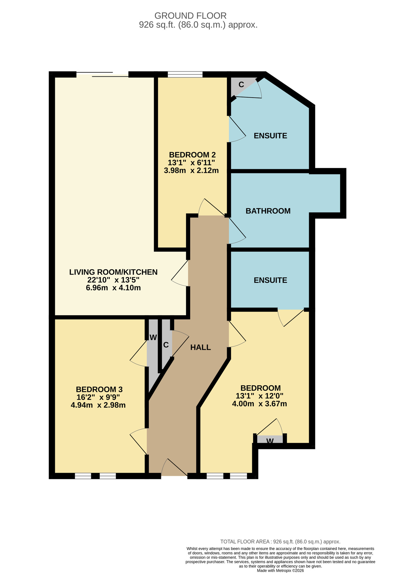 4A Murieston Road, Edinburgh floorplan