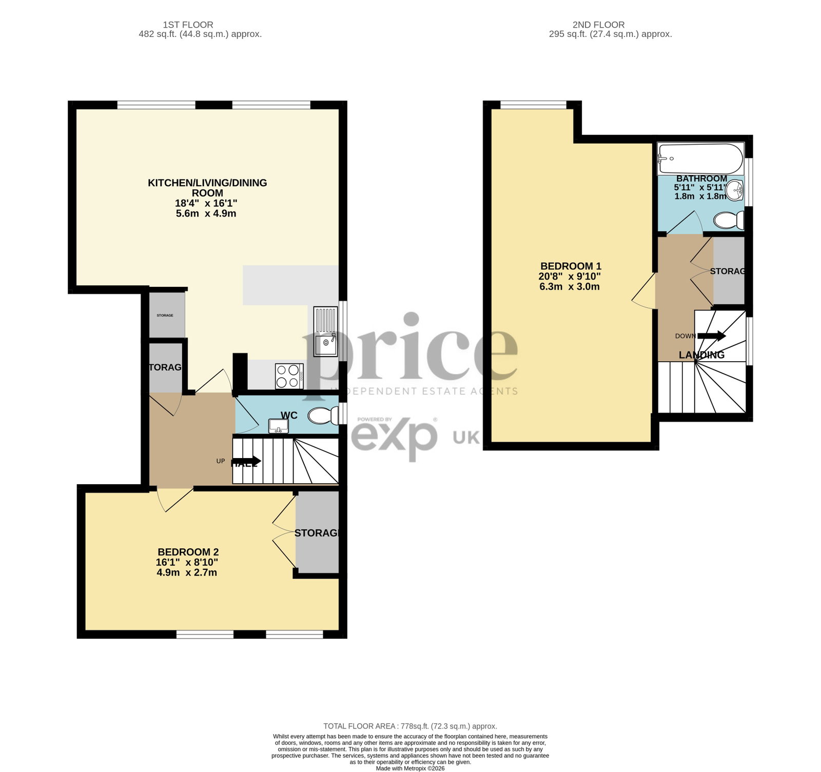 Monkstray House,16, Stockton Lane, York floorplan