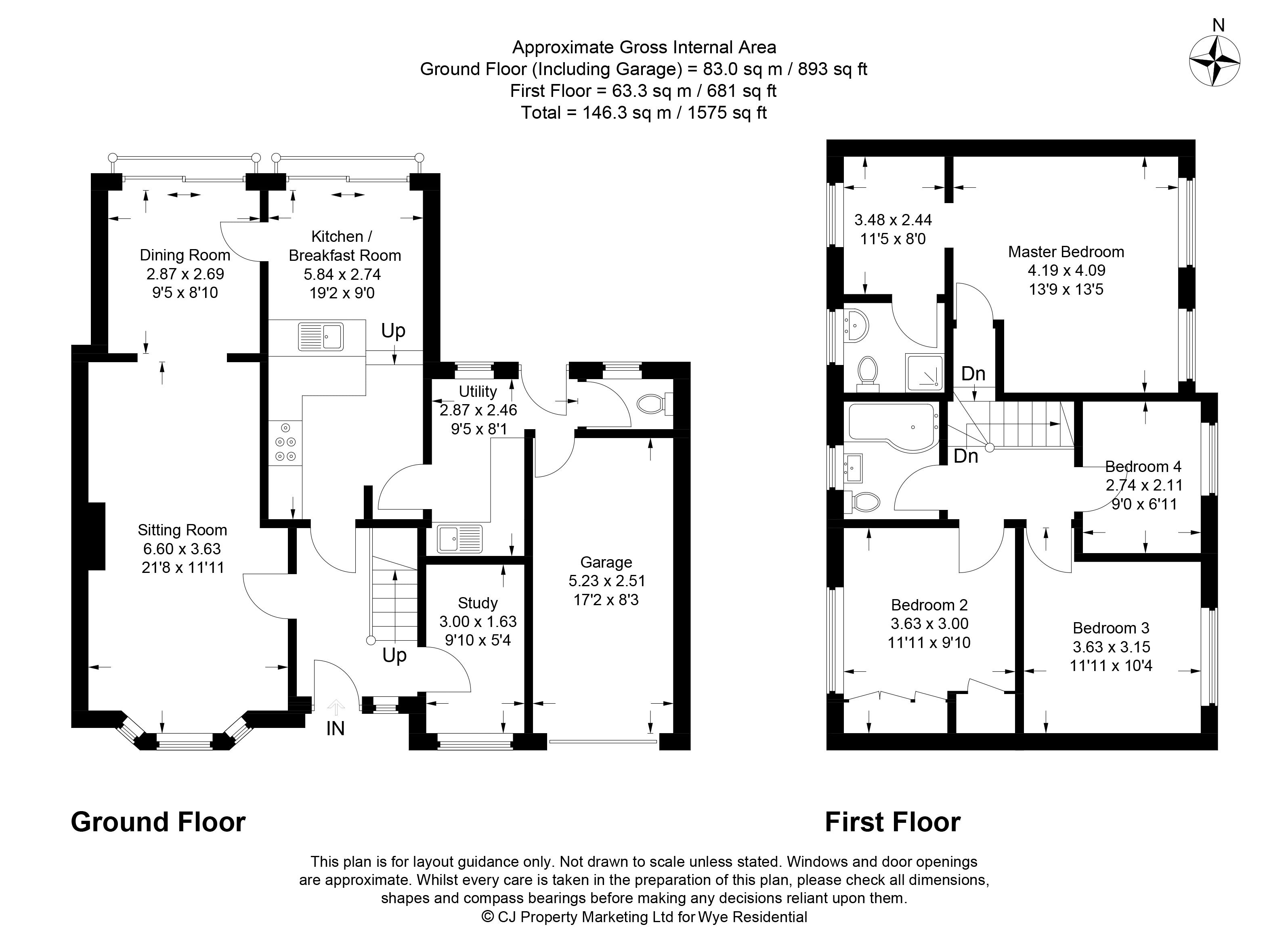 4 Bedrooms Semi-detached house for sale in Brimmers Hill, Widmer End, High Wycombe HP15