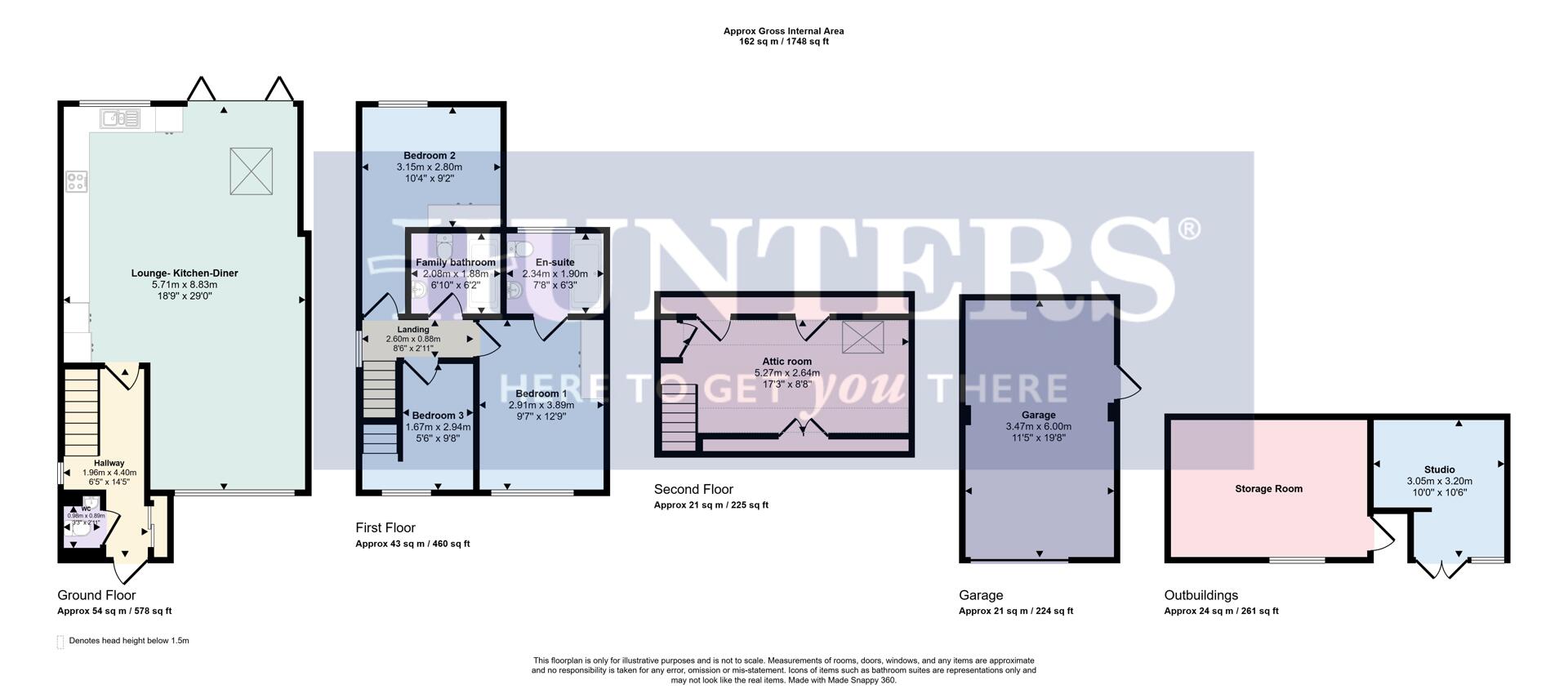 114, Dorset Avenue, Wigston floorplan