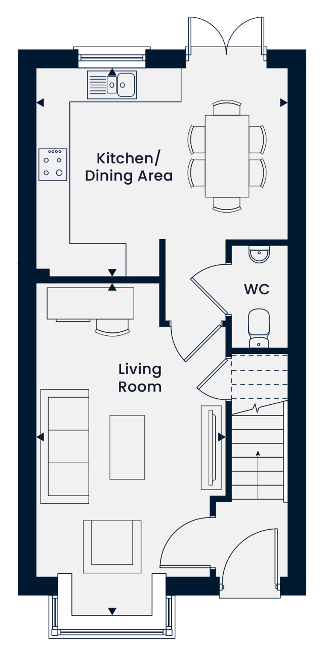 197, Linacre Road, Chesterfield floorplan