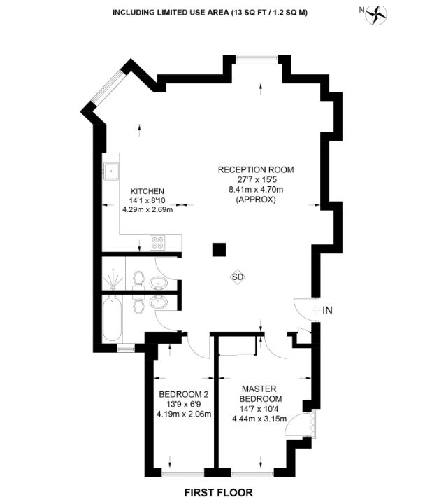 Porchester Gate, London floorplan