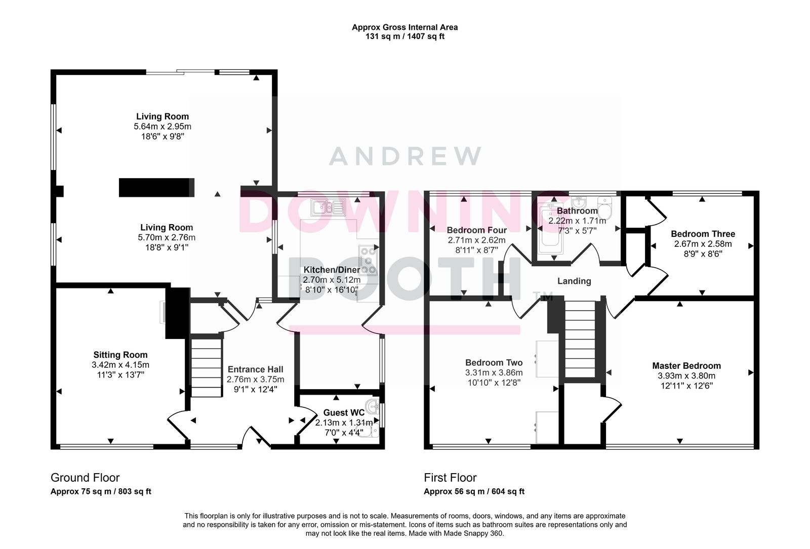 41, Berkeley Road, Kenilworth floorplan
