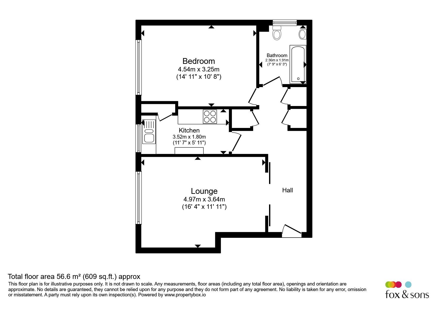 Flat 6, Carmen Court, Eastbourne Road, Eastbourne floorplan