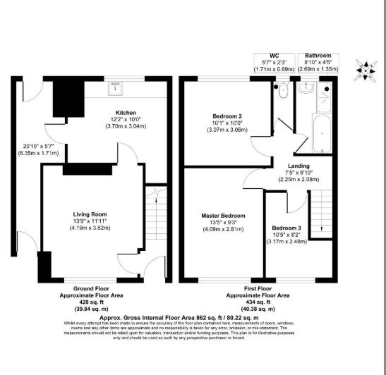86, Lytham Road, Manchester floorplan