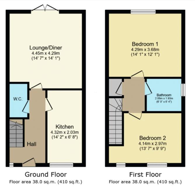 6, Crab Tree Close, Barlestone floorplan