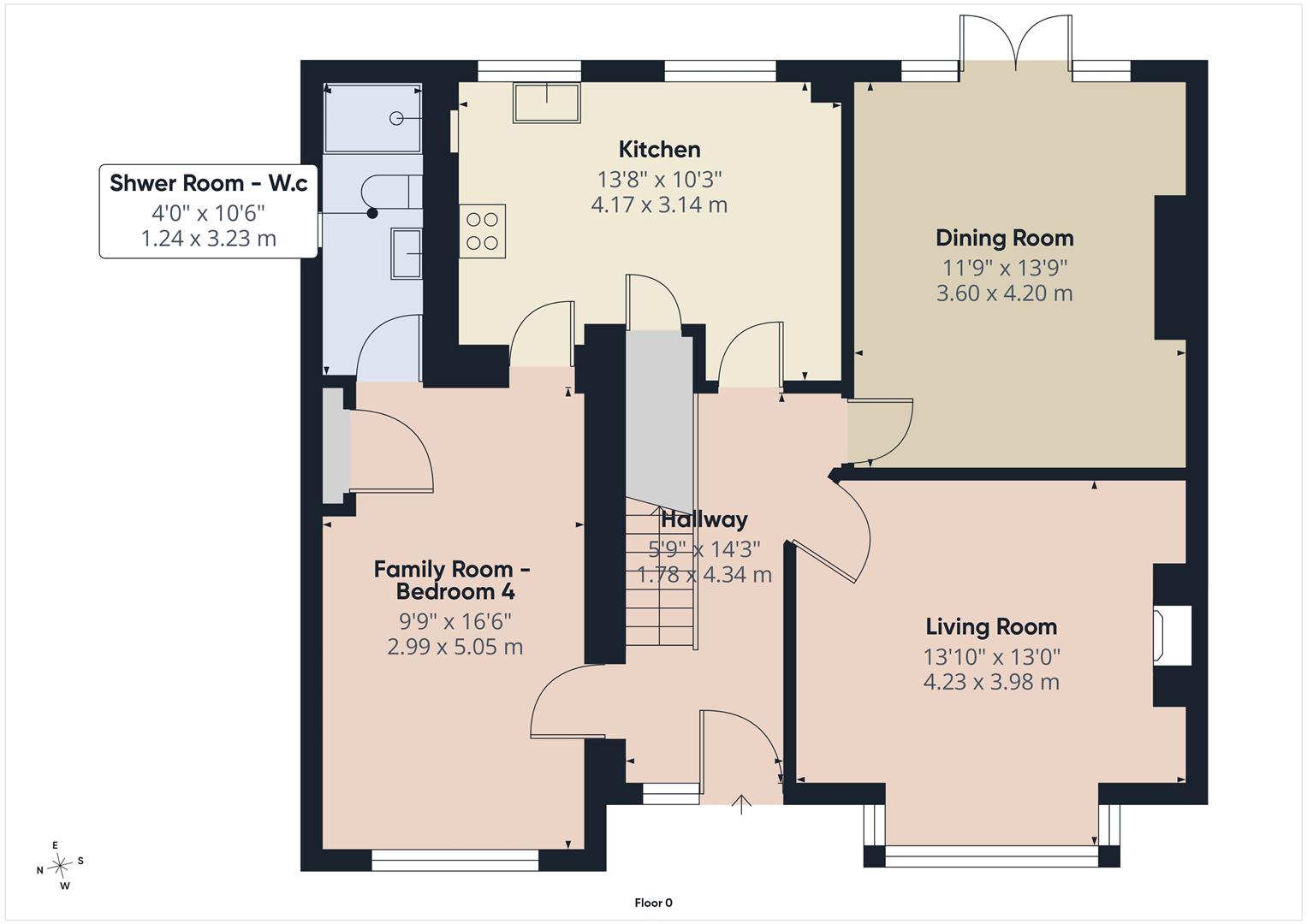 21, Rickman Hill, Coulsdon floorplan