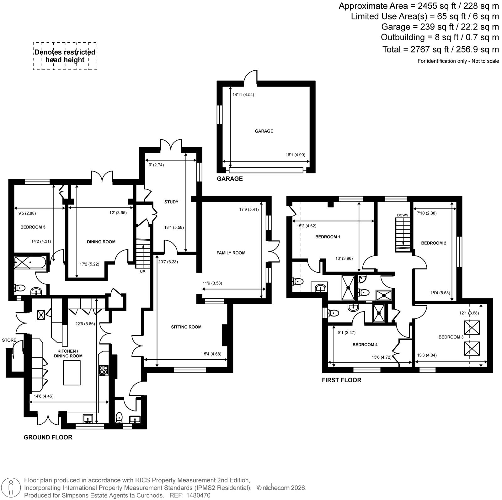 Robins Wood,, Ridgway, Pyrford floorplan
