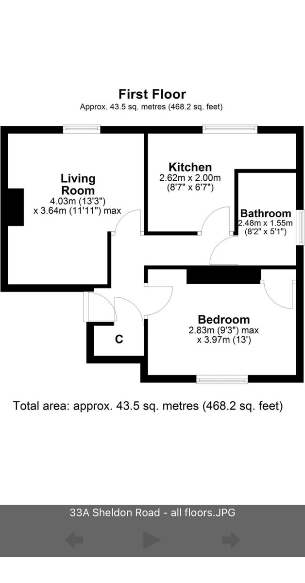 33A, Sheldon Road, Chippenham floorplan