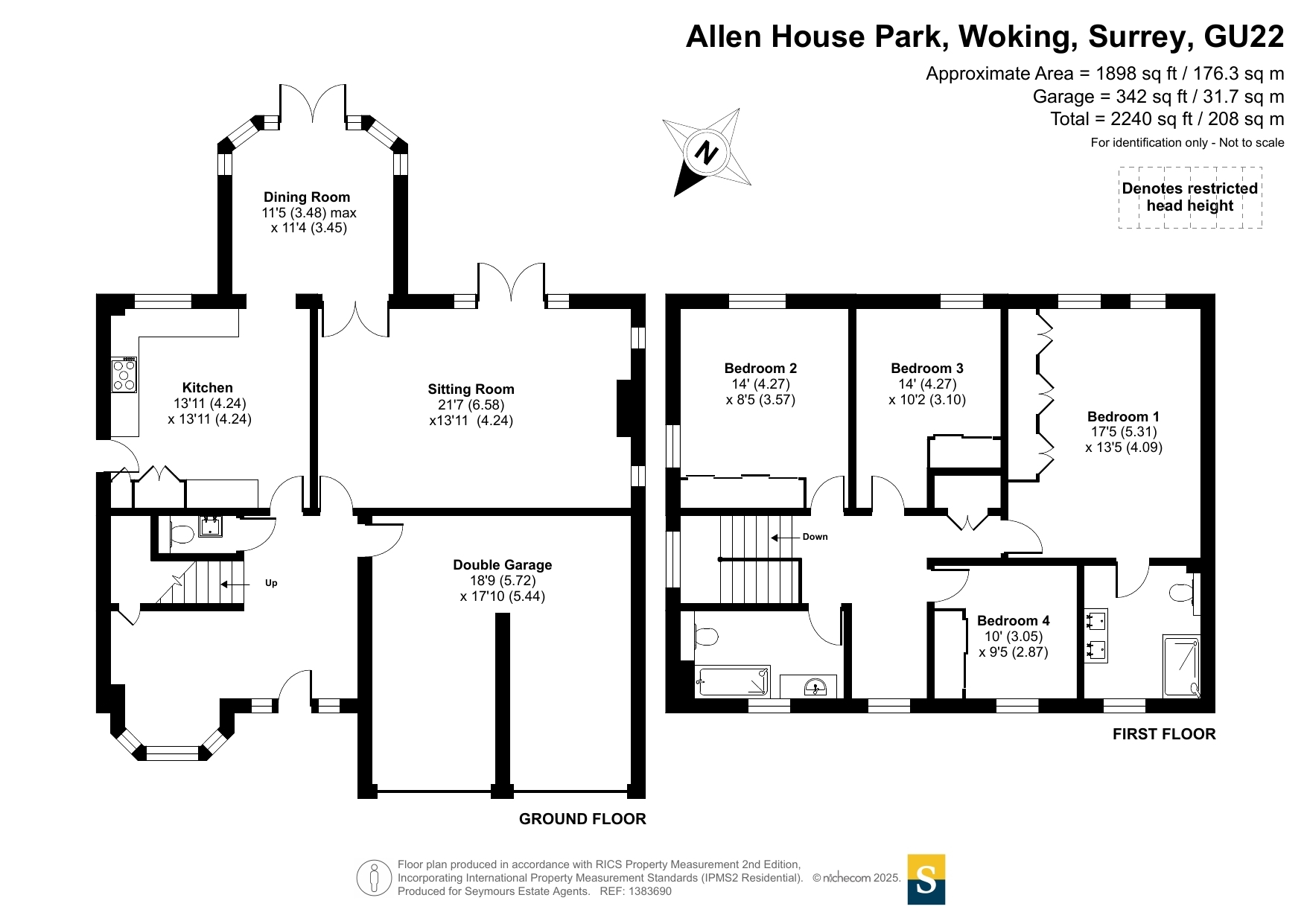 31, Allen House Park, Surrey floorplan