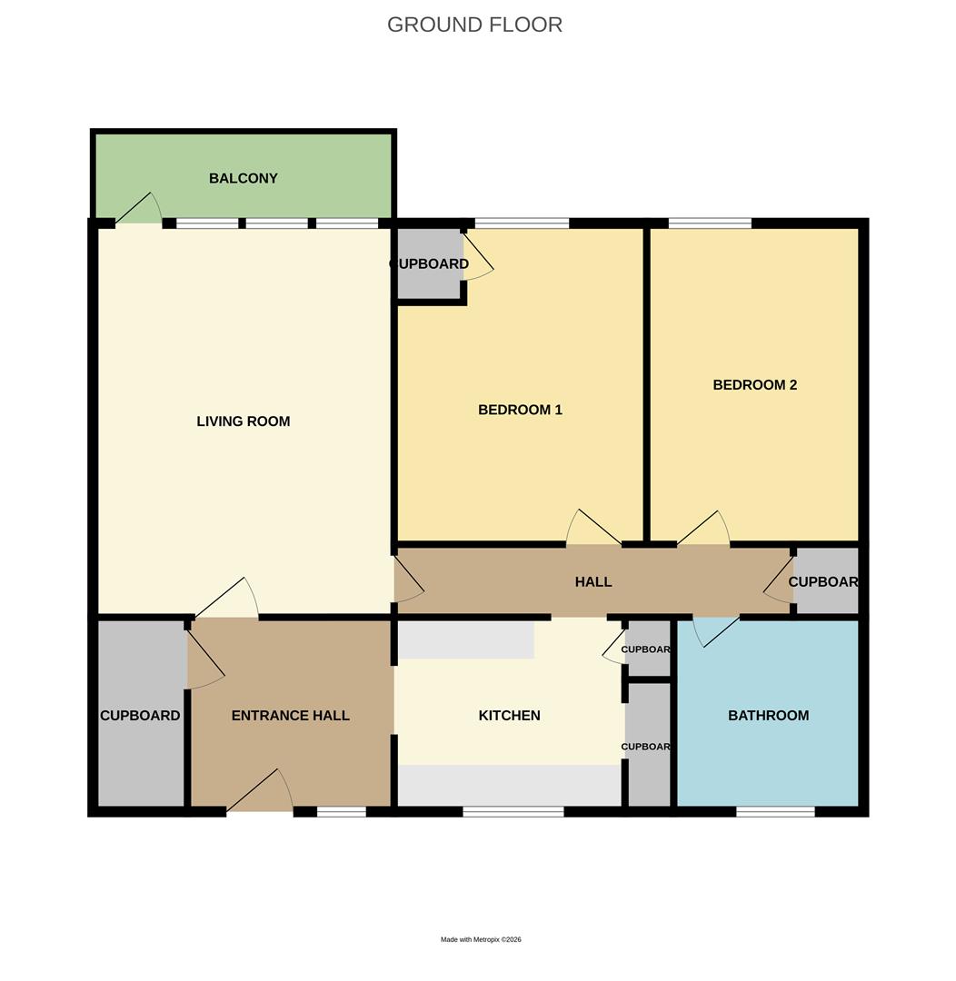 28, Halswell Close, Bridgwater floorplan