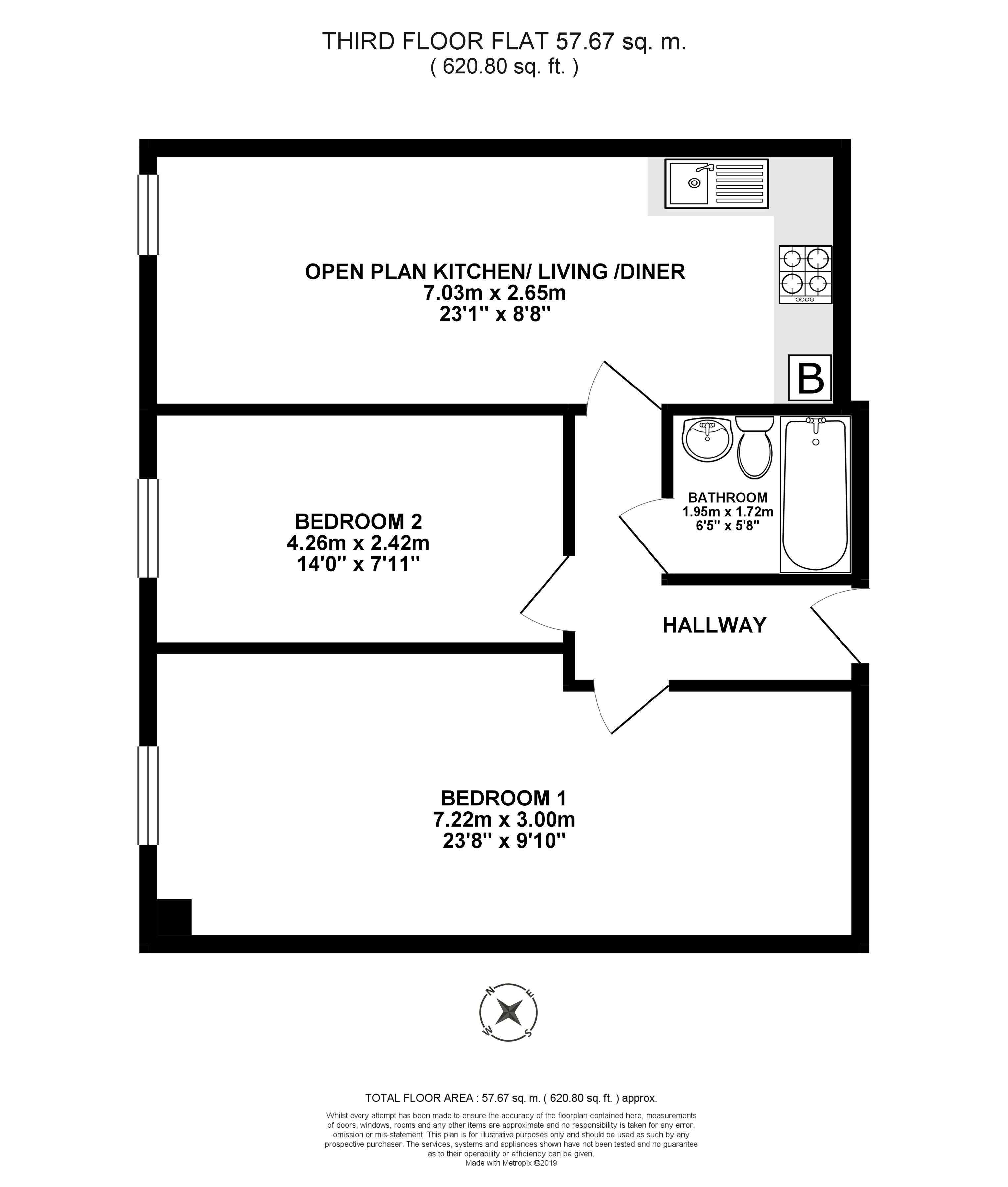 2 Bedrooms Flat for sale in Stella Nova, Washington Parade, Bootle L20