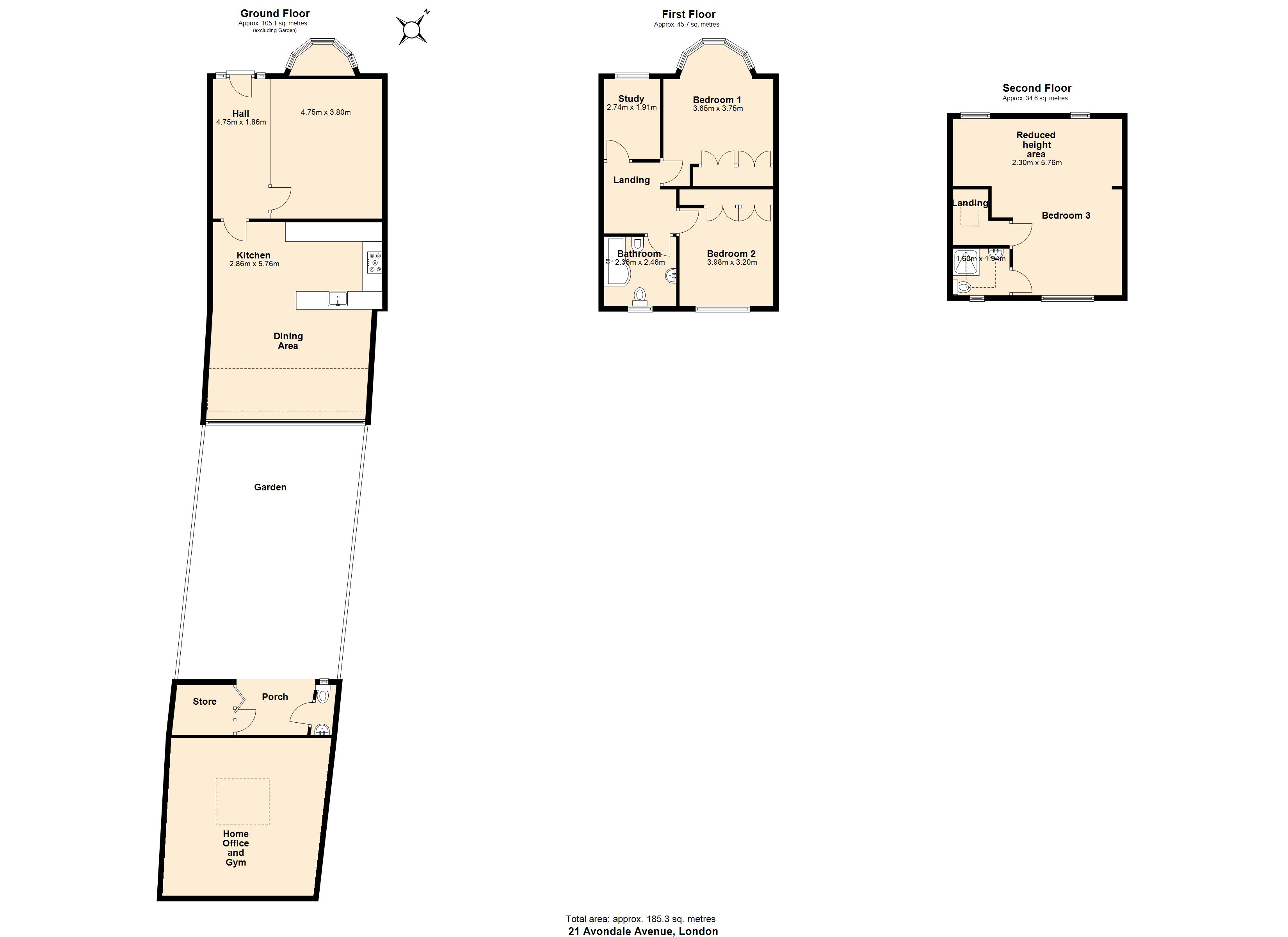 21, Avondale Avenue, London, Avondale Avenue, London, London floorplan