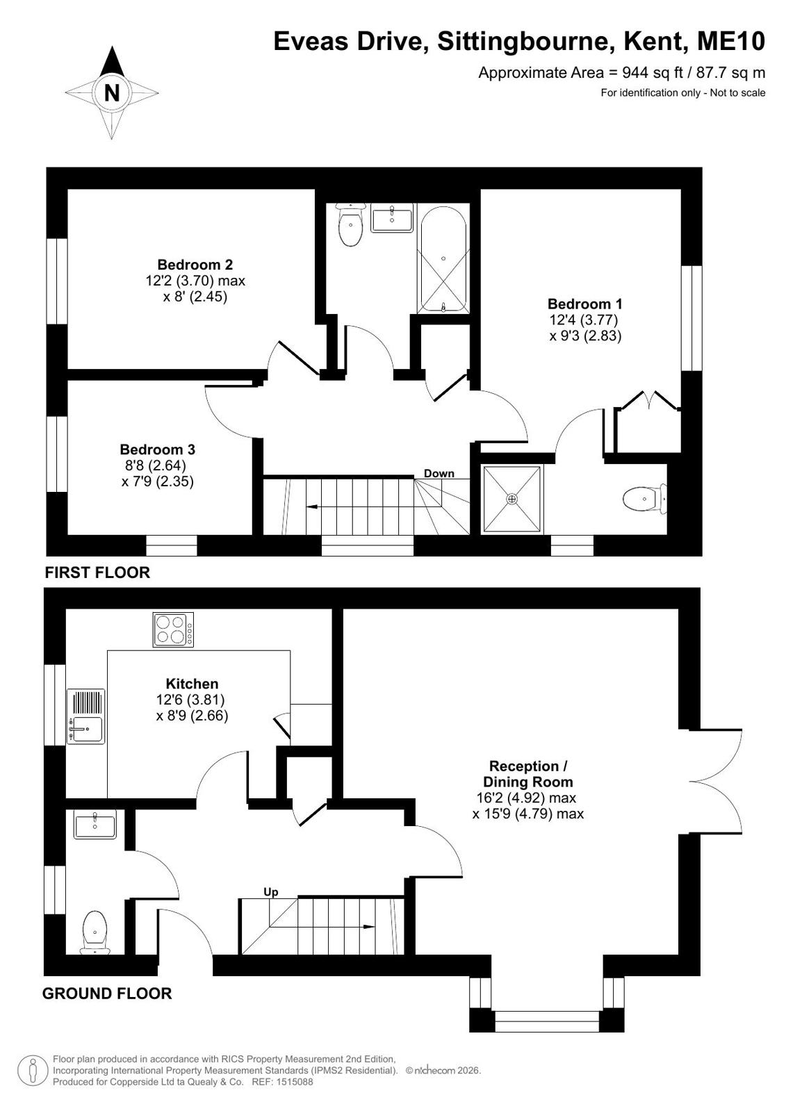 76, Eveas Drive, Kent floorplan
