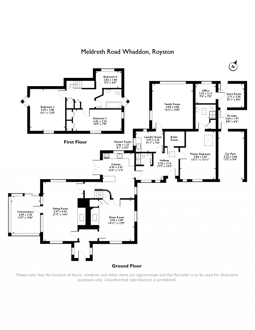 4 Bedrooms Detached house for sale in Meldreth Road, Whaddon, Royston SG8