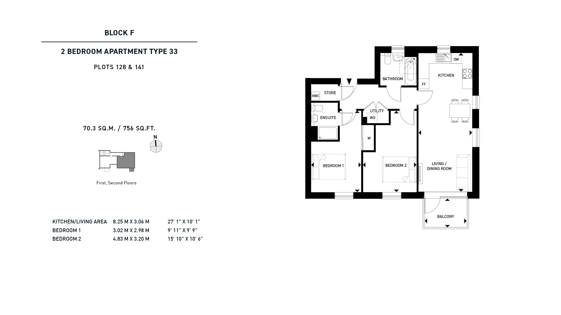 Plot 129, Vanguard Place, Weybridge floorplan