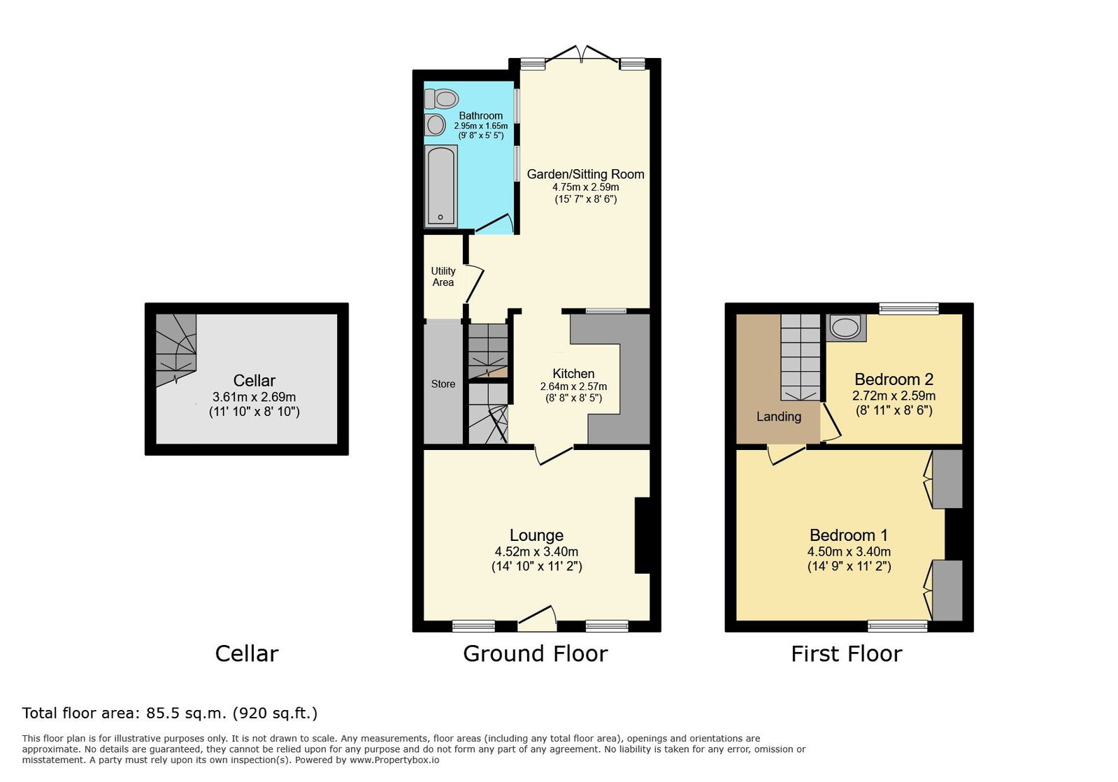 27, Hall Street, Stourbridge floorplan