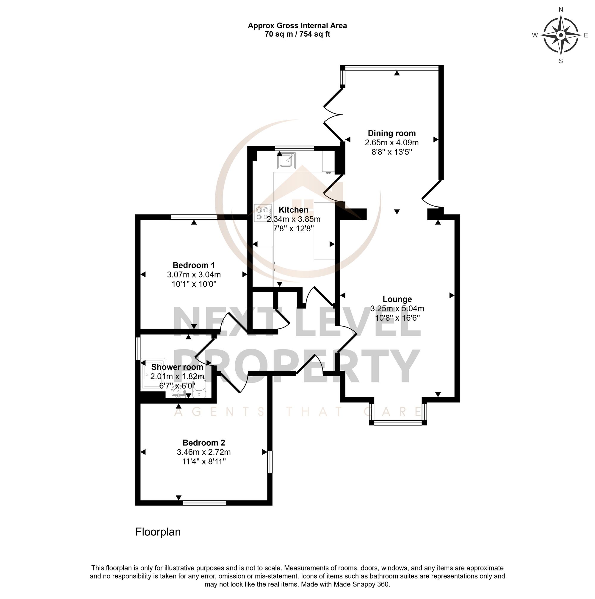 94 Fleetwood Close, March floorplan