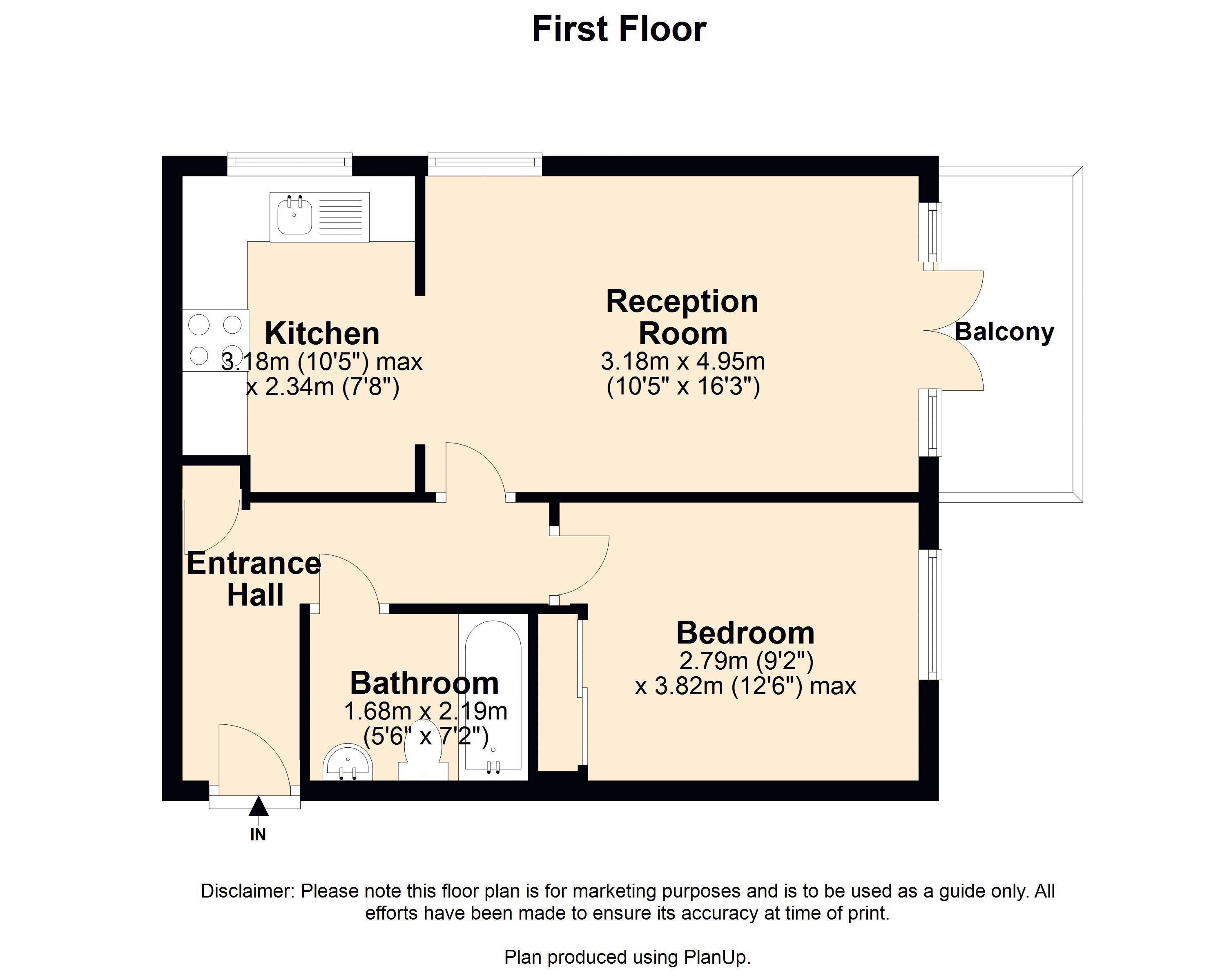 Flat 6 Royal Court, Holders Hill Road, London floorplan