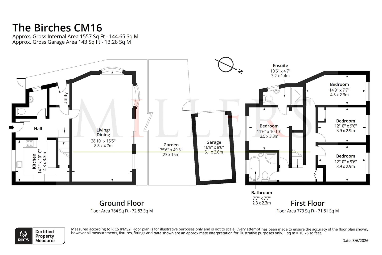 10, The Birches, Epping floorplan