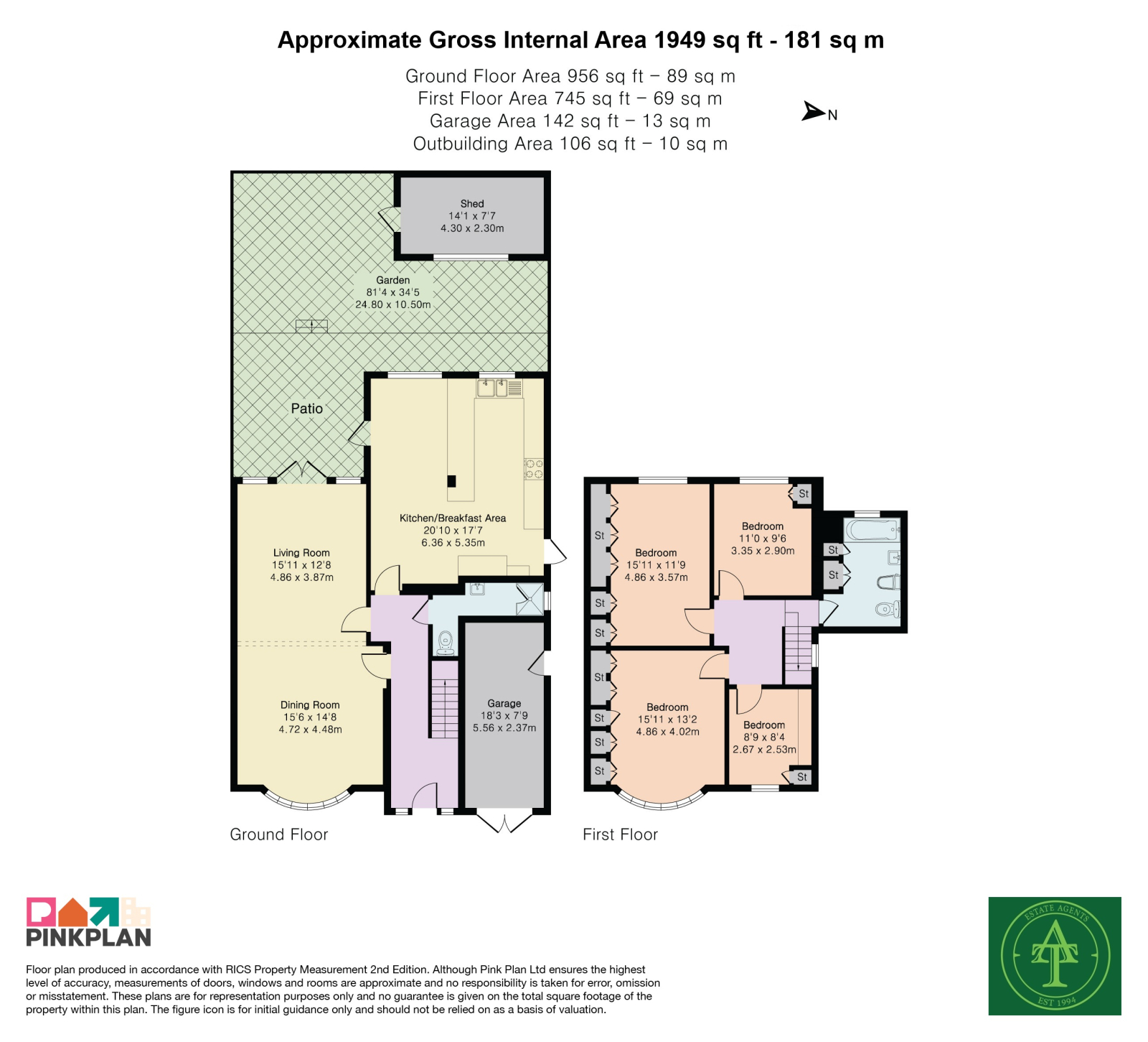 3 Langside Crescent, London floorplan