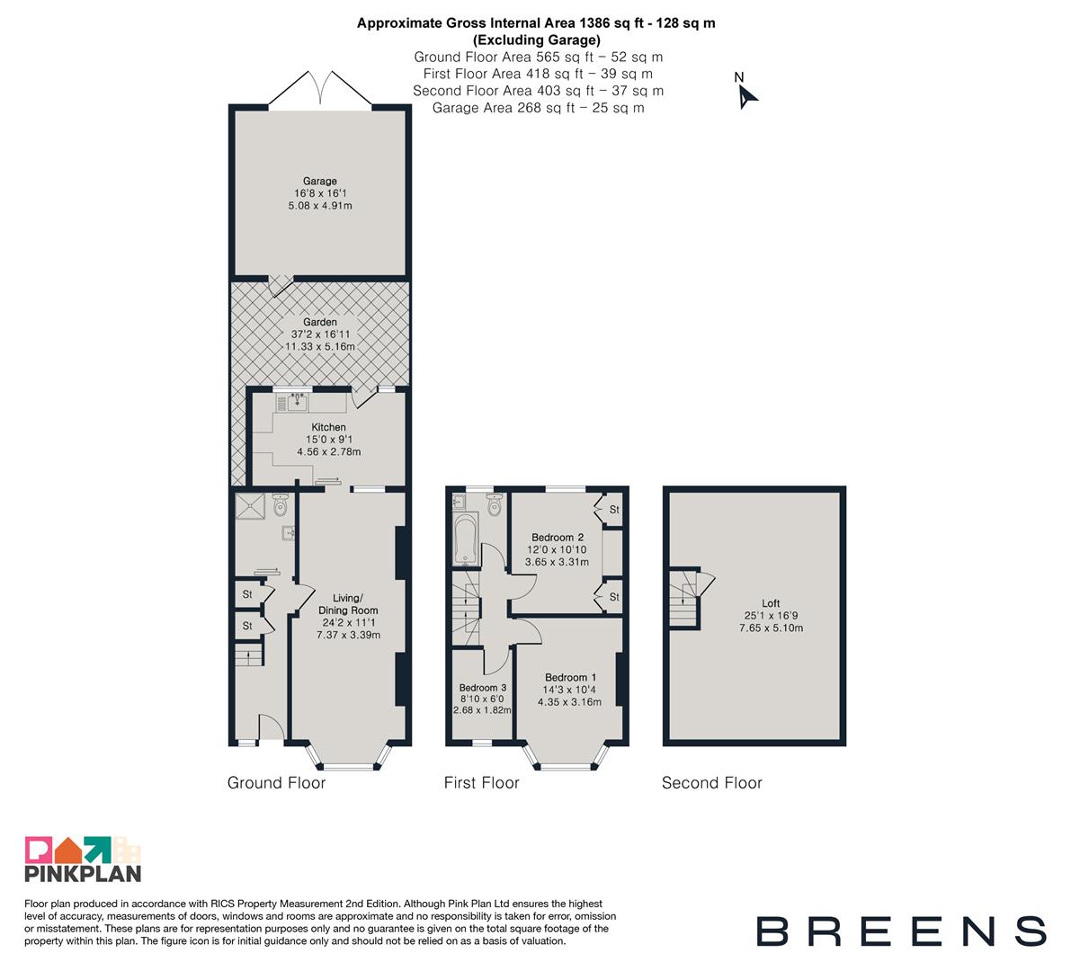 36, Hale End Road, London floorplan